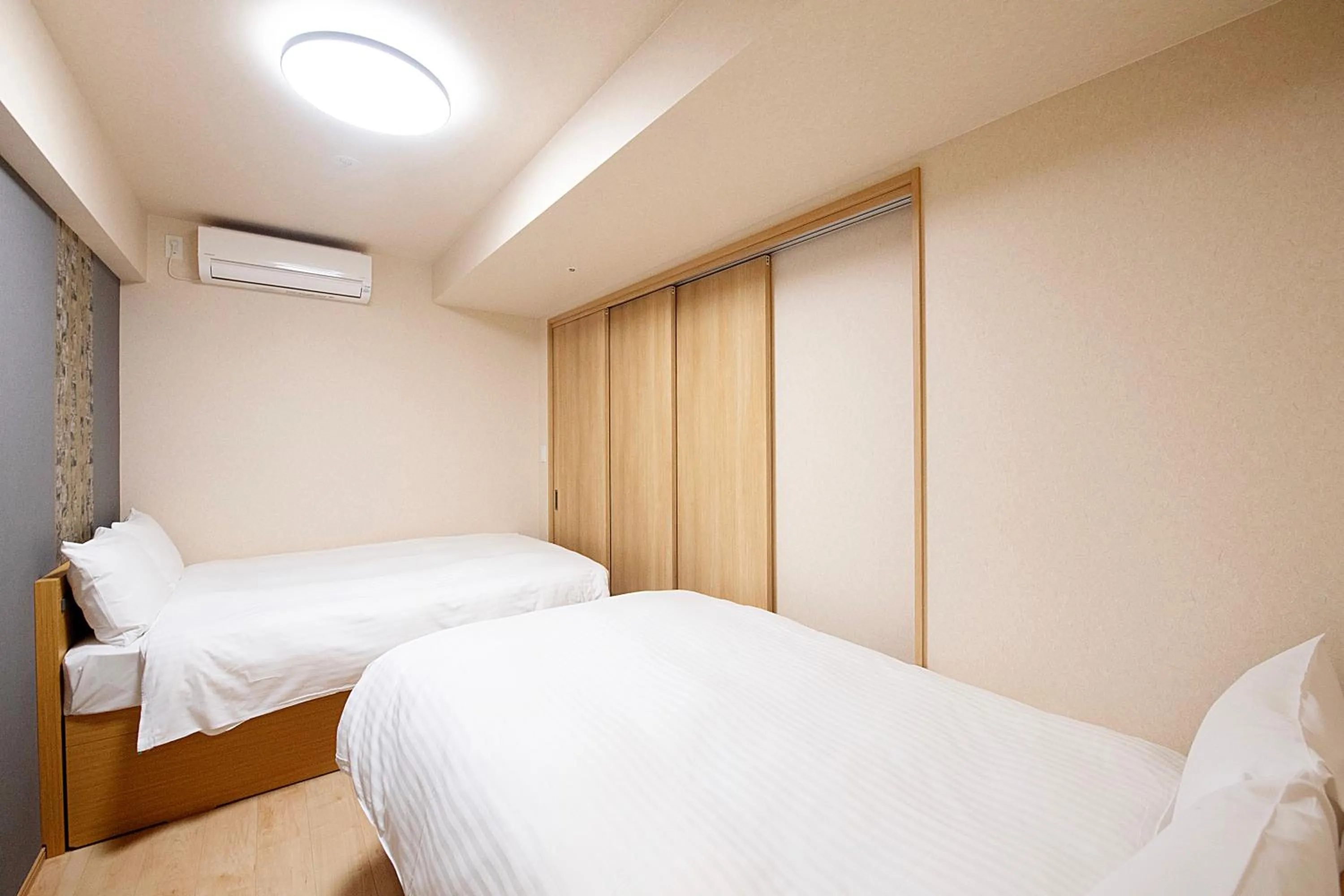 Bed in THE RISE Osaka Universal Bayside