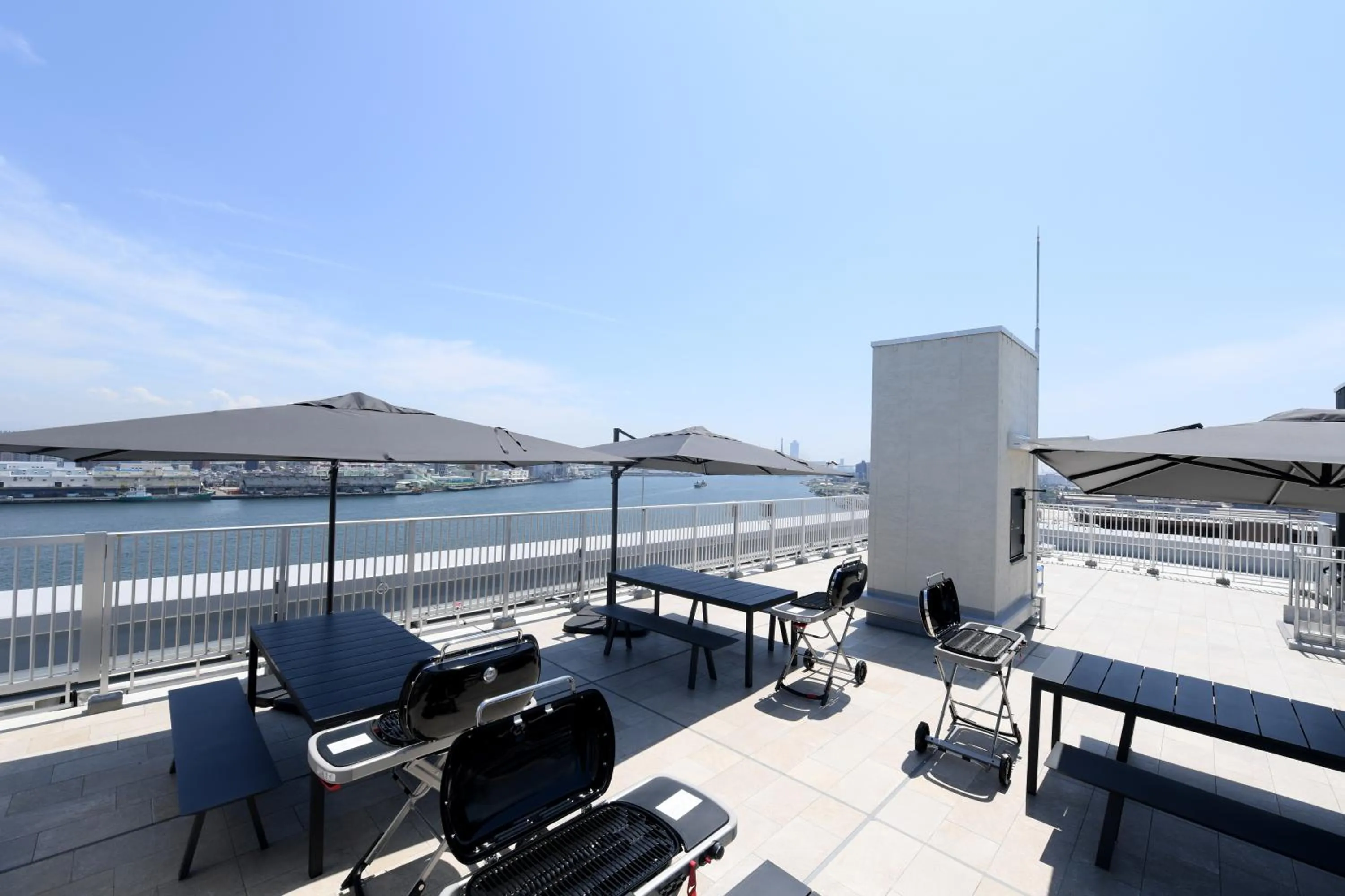 BBQ facilities in THE RISE Osaka Universal Bayside