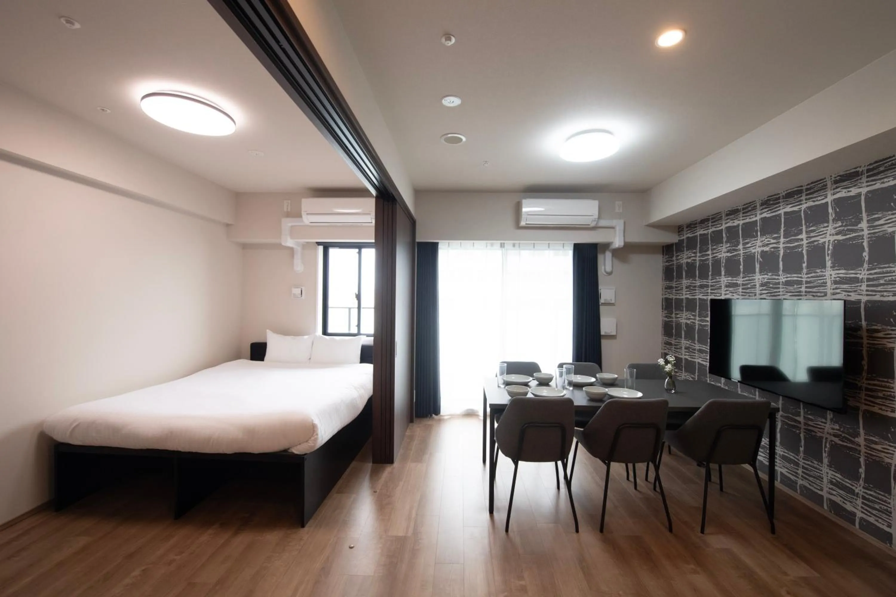 Bed in THE RISE Osaka Universal Bayside