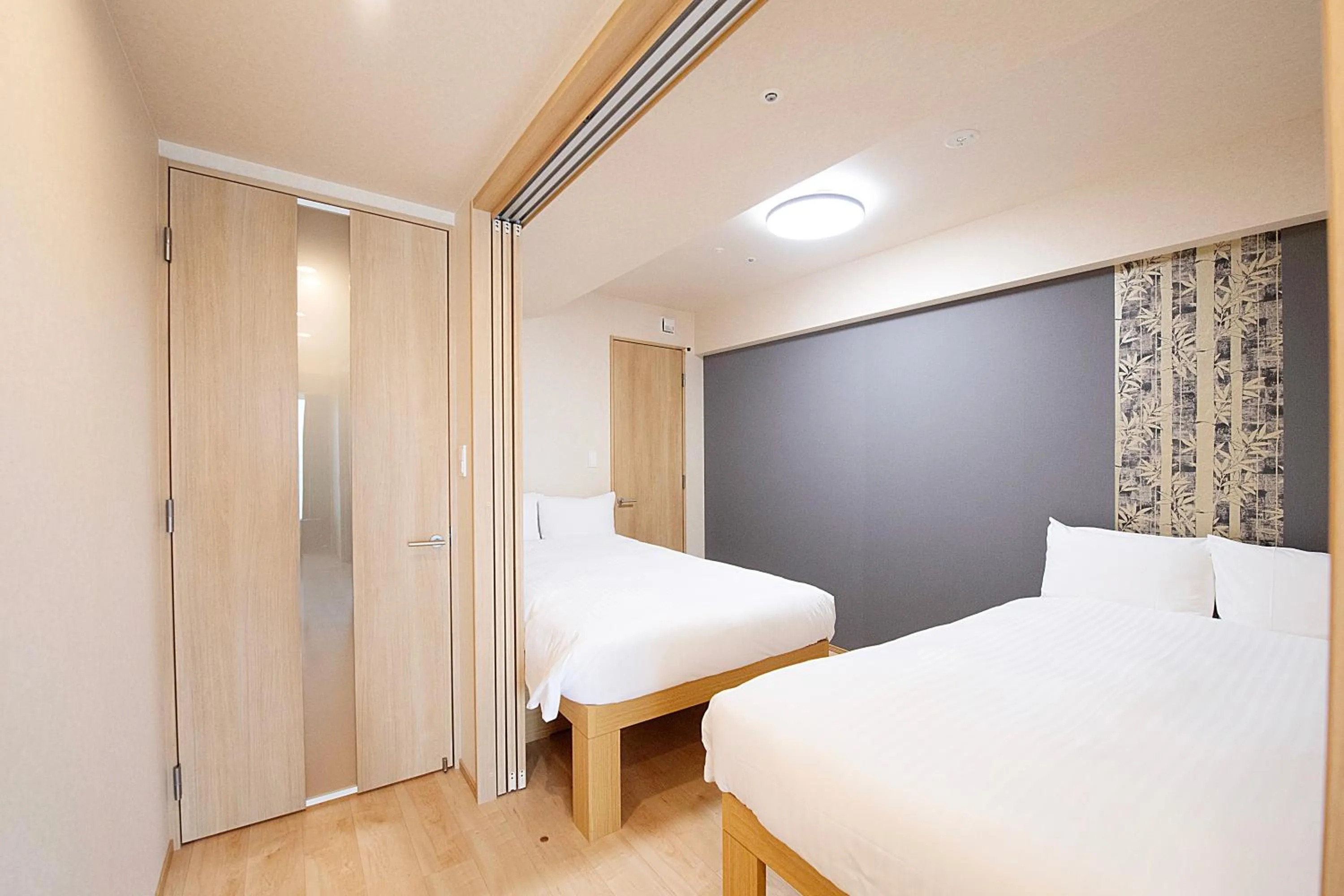 Bed in THE RISE Osaka Universal Bayside