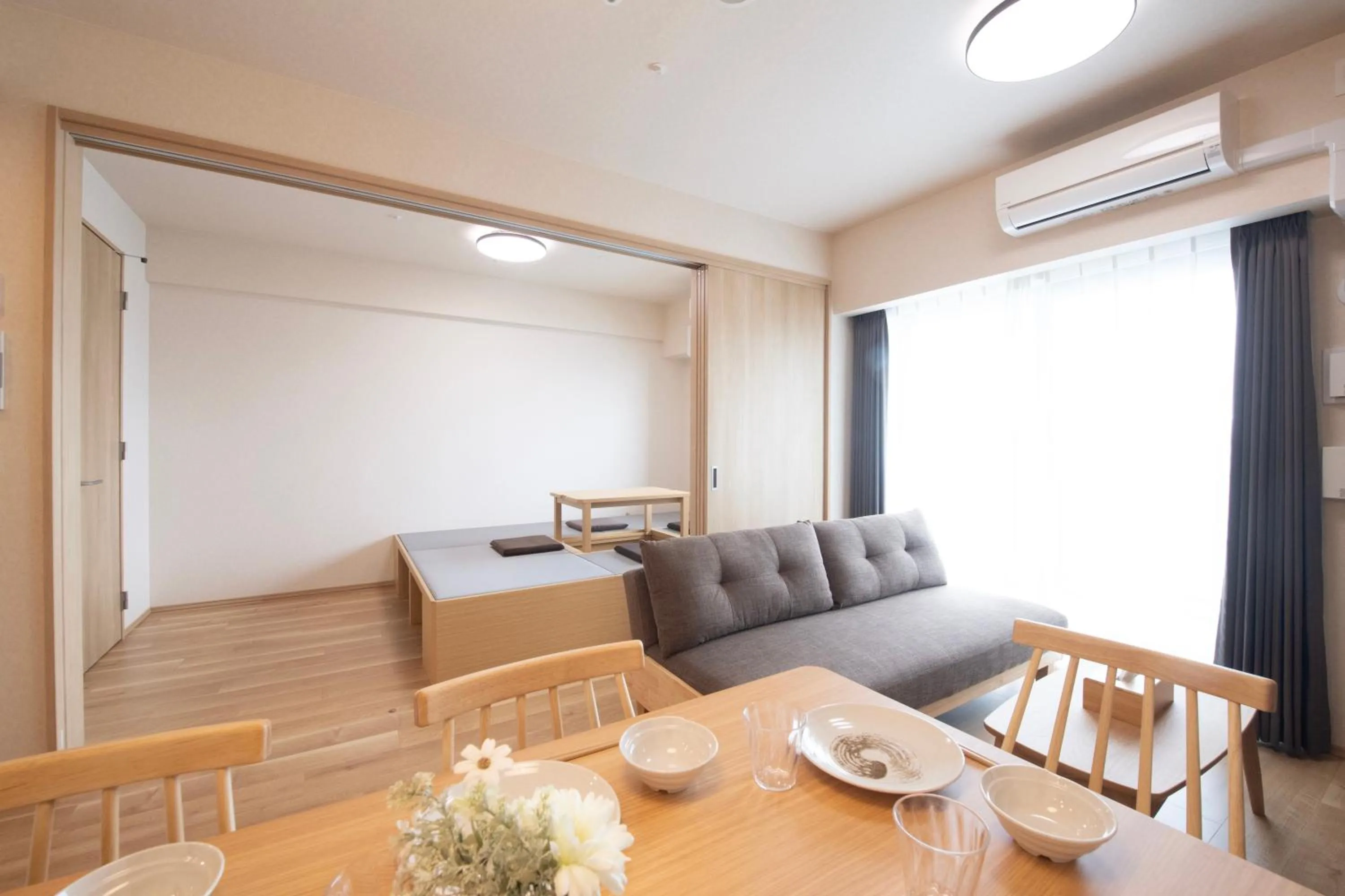 Living room in THE RISE Osaka Universal Bayside