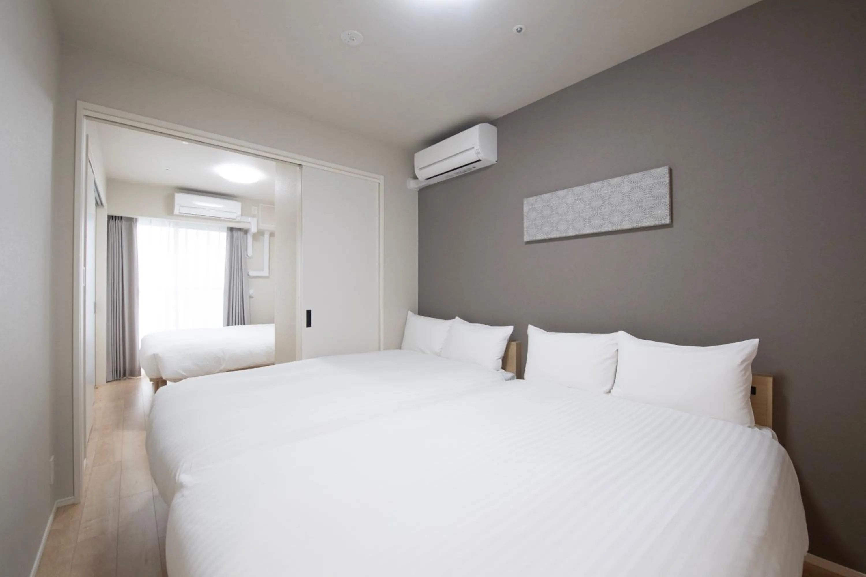 Bed in THE RISE Osaka Universal Bayside