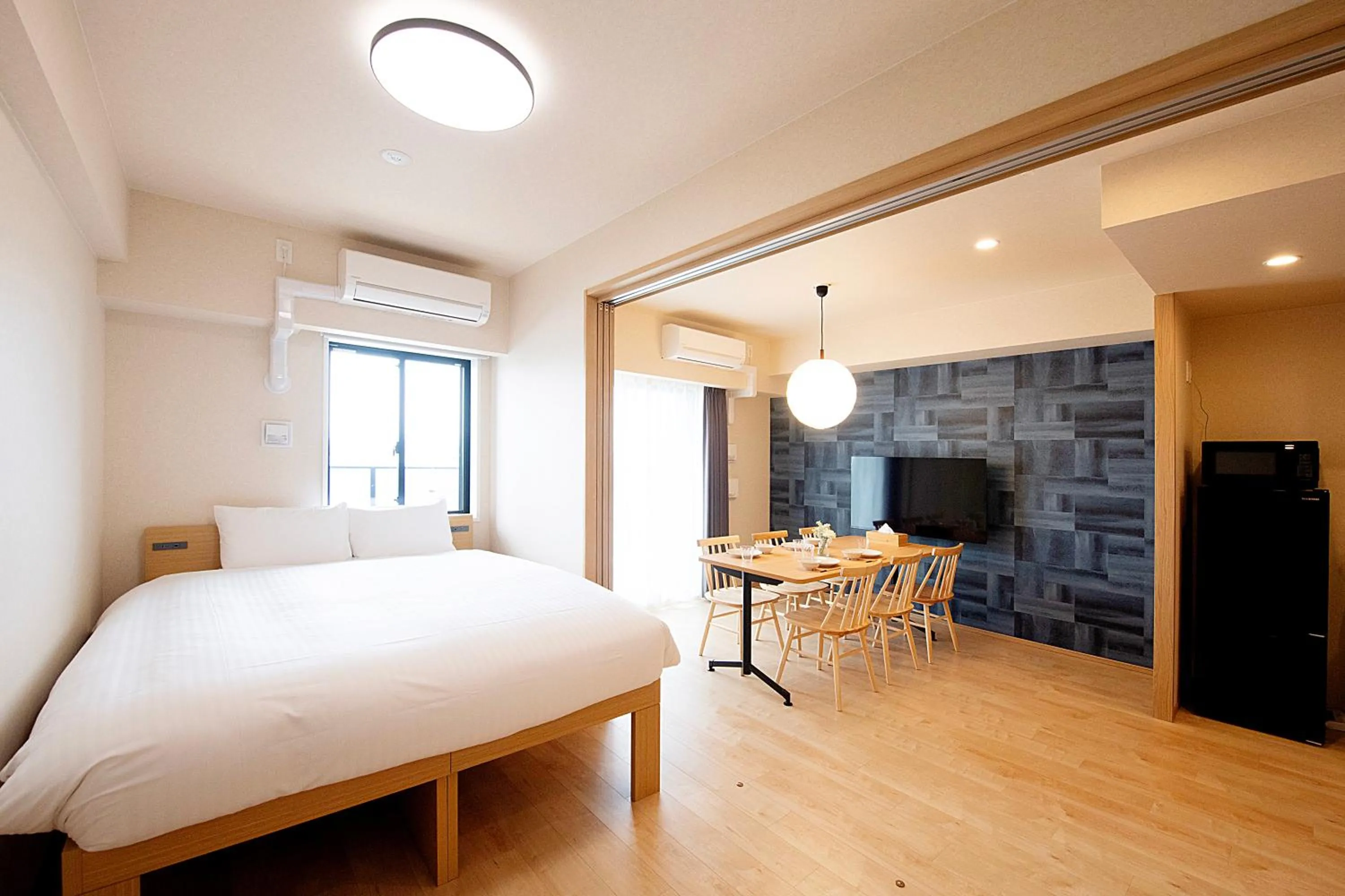 Bed in THE RISE Osaka Universal Bayside