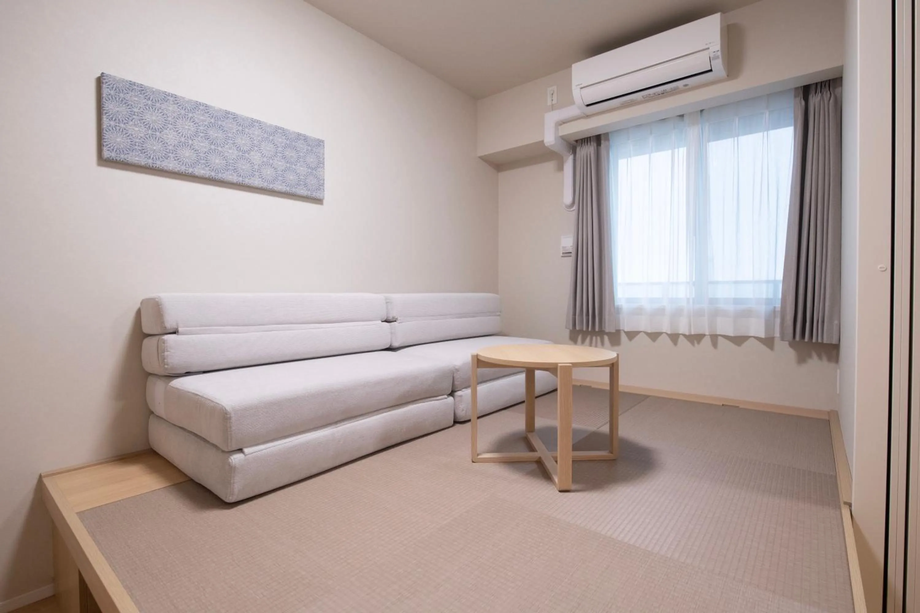 Living room, Bed in THE RISE Osaka Universal Bayside
