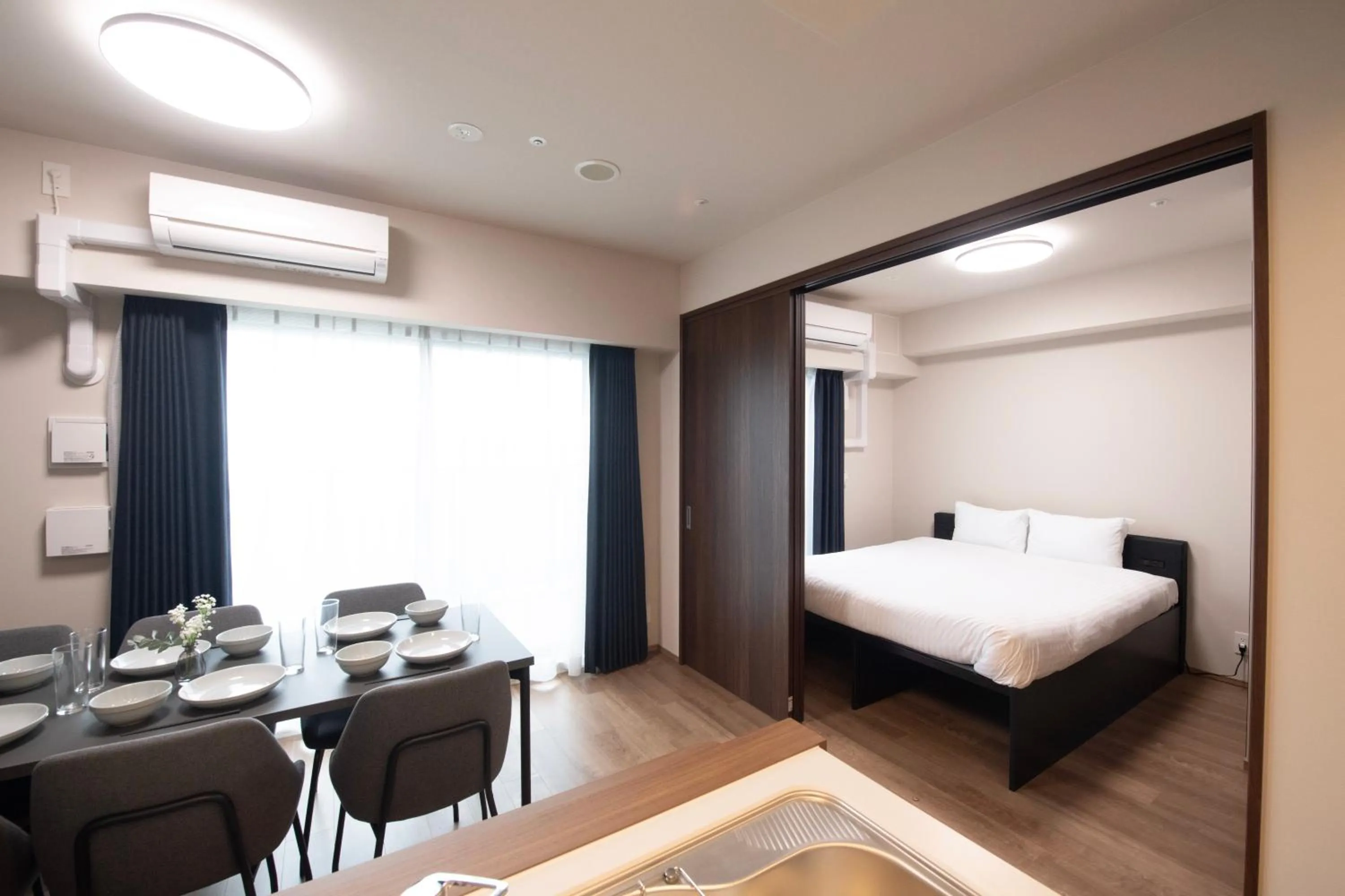 Bed in THE RISE Osaka Universal Bayside