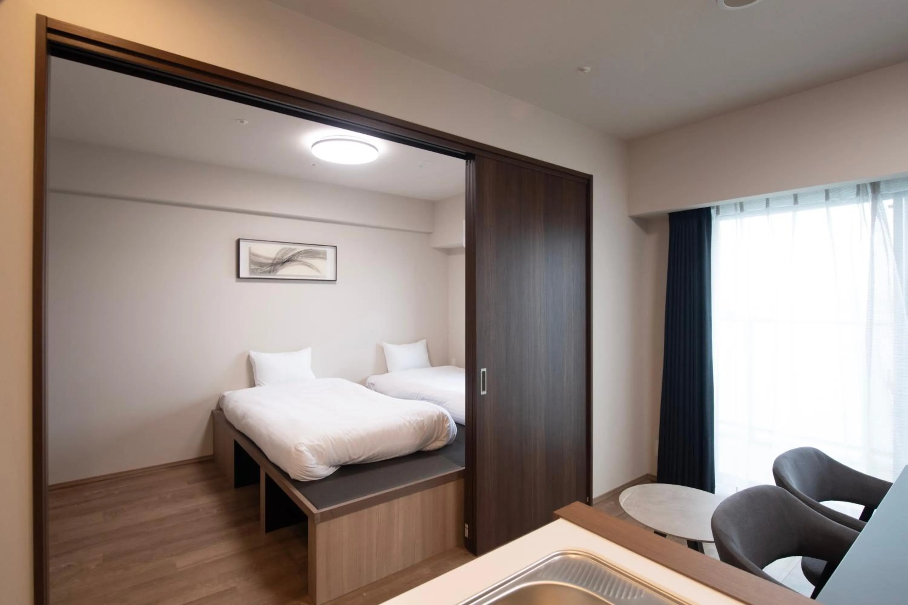 Bed in THE RISE Osaka Universal Bayside