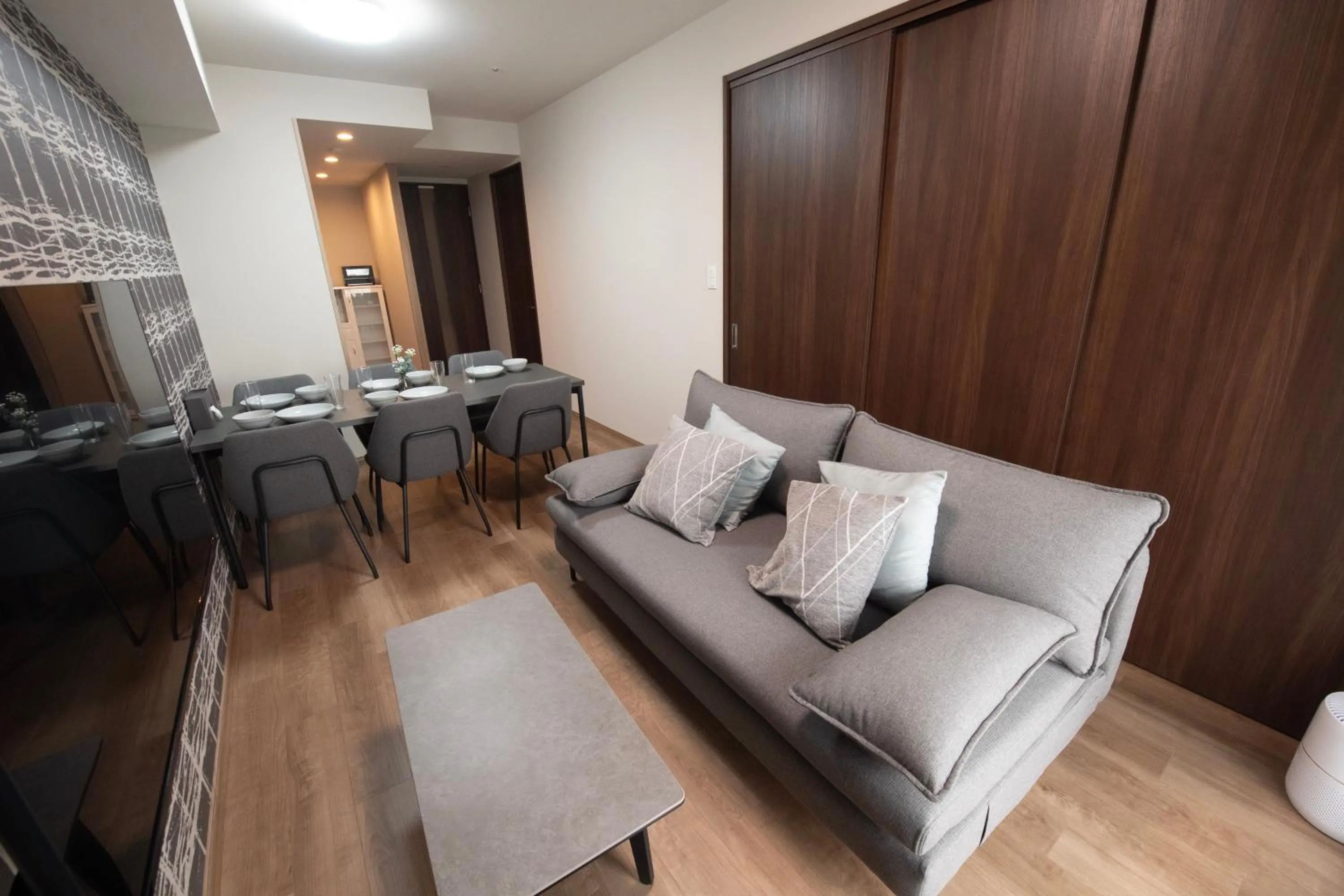 Living room in THE RISE Osaka Universal Bayside