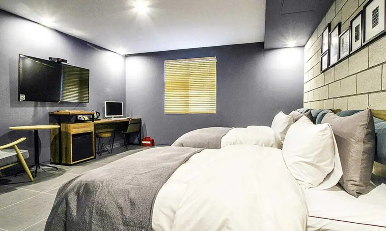 Deluxe Twin Room in Gimhae Browndot Hotel Waterpark Deluxe Twin Room in Gimhae Browndot Hotel Waterpark