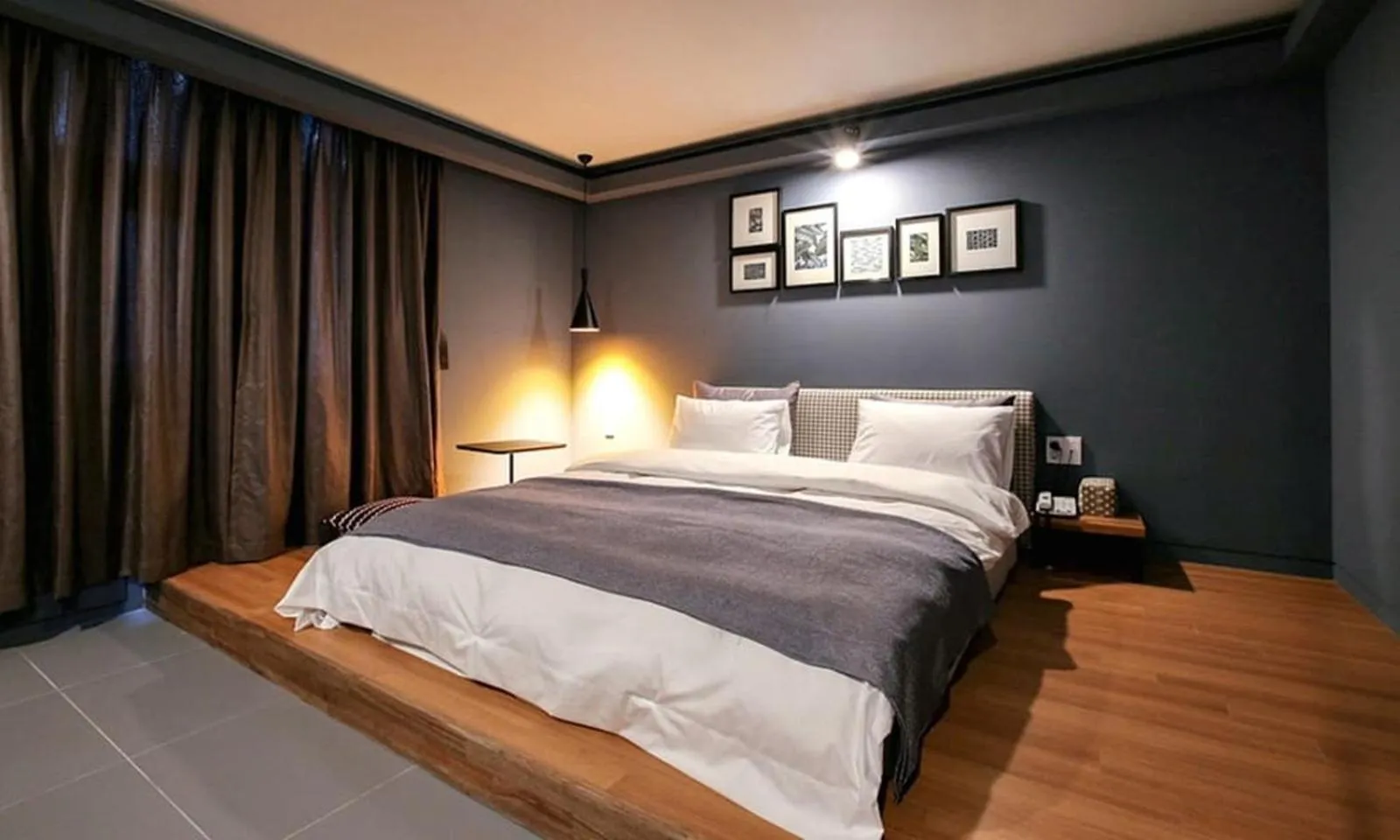 Bed in Gimhae Browndot Hotel Waterpark