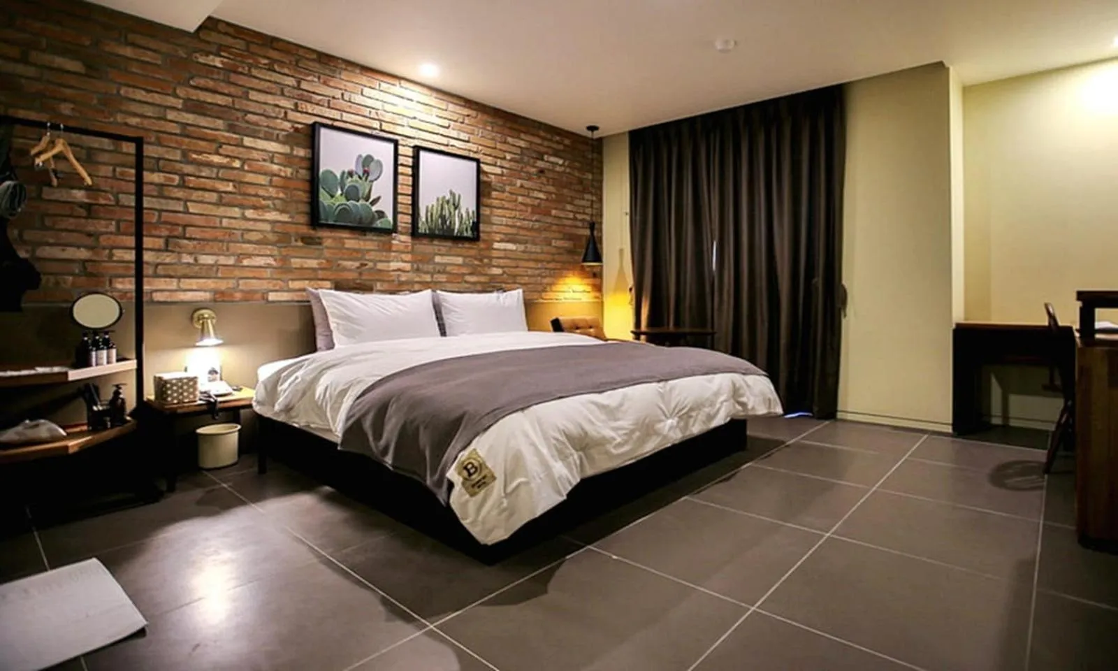 Bed in Gimhae Browndot Hotel Waterpark