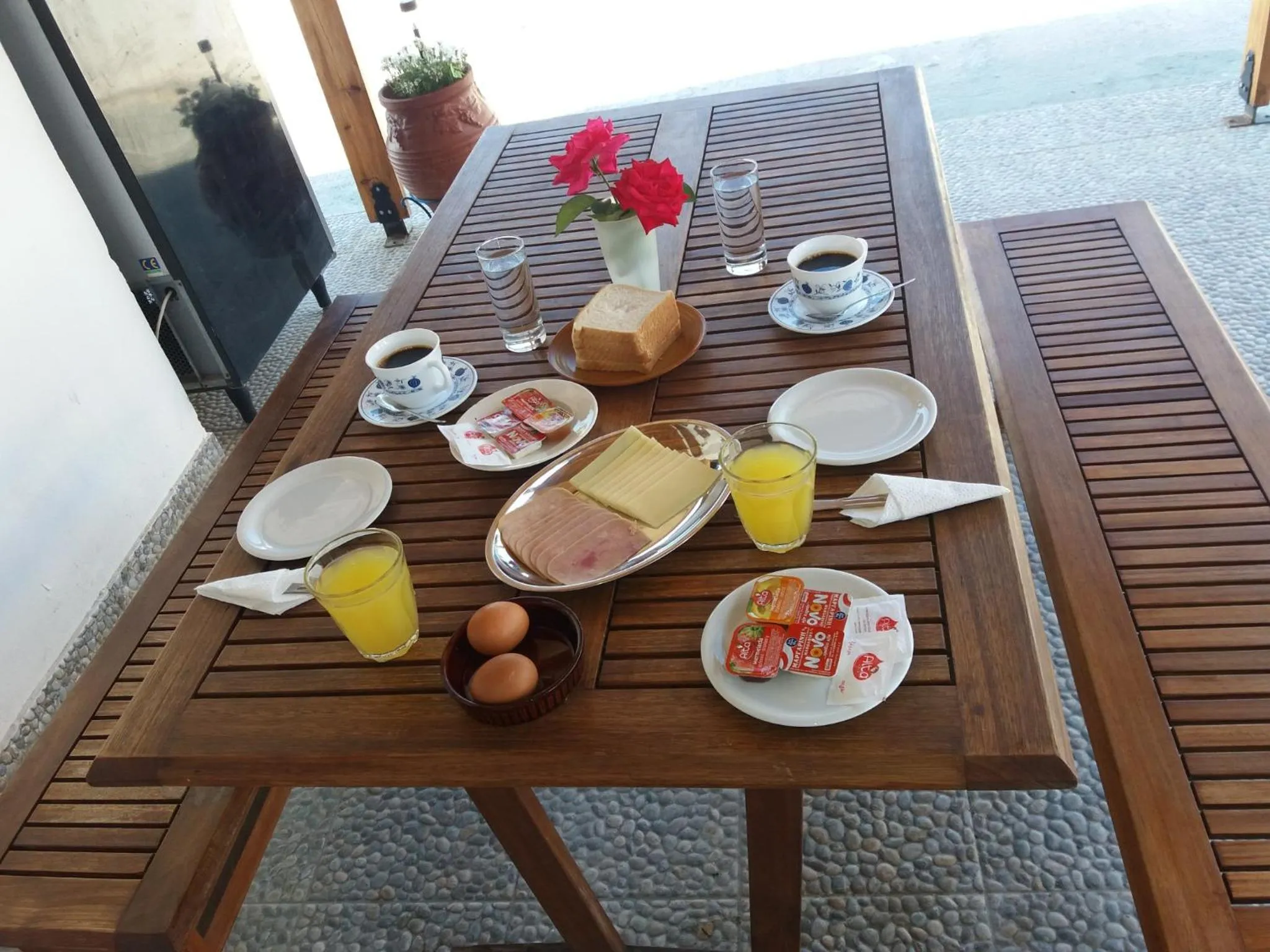 Breakfast in Anastasia Studios, Apartments & Suites