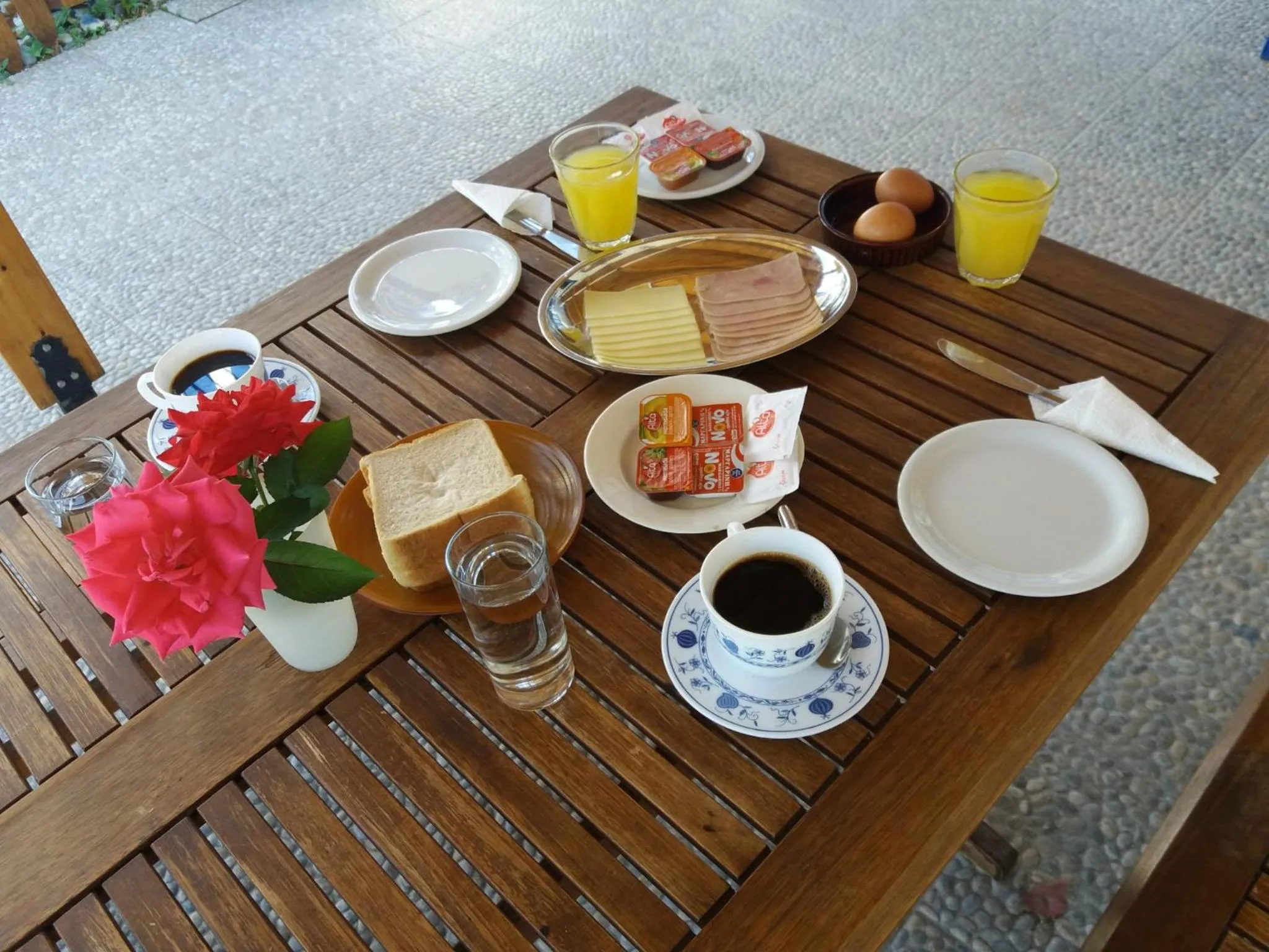 Breakfast in Anastasia Studios, Apartments & Suites