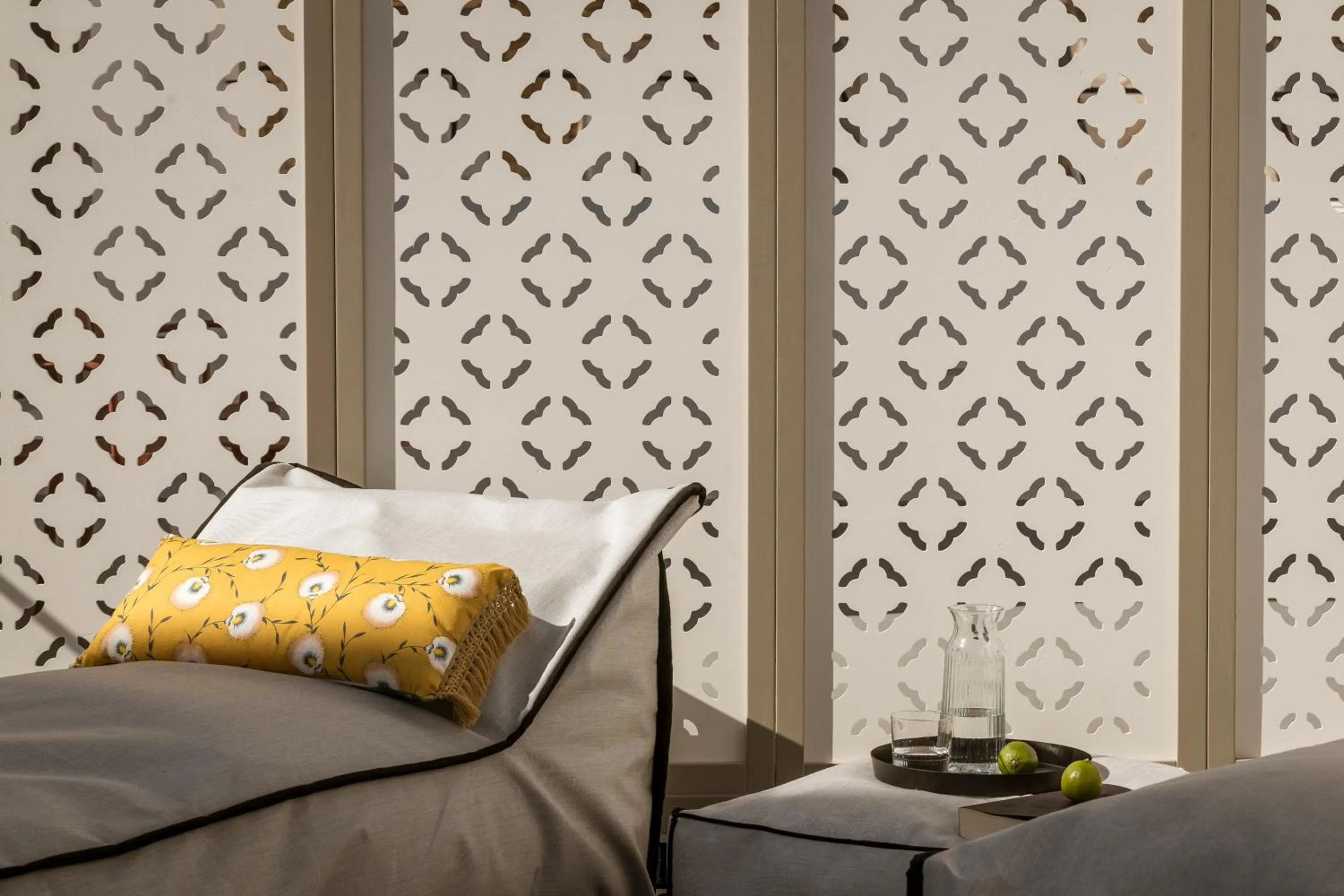 Balcony/Terrace, Bed in Alma Syros