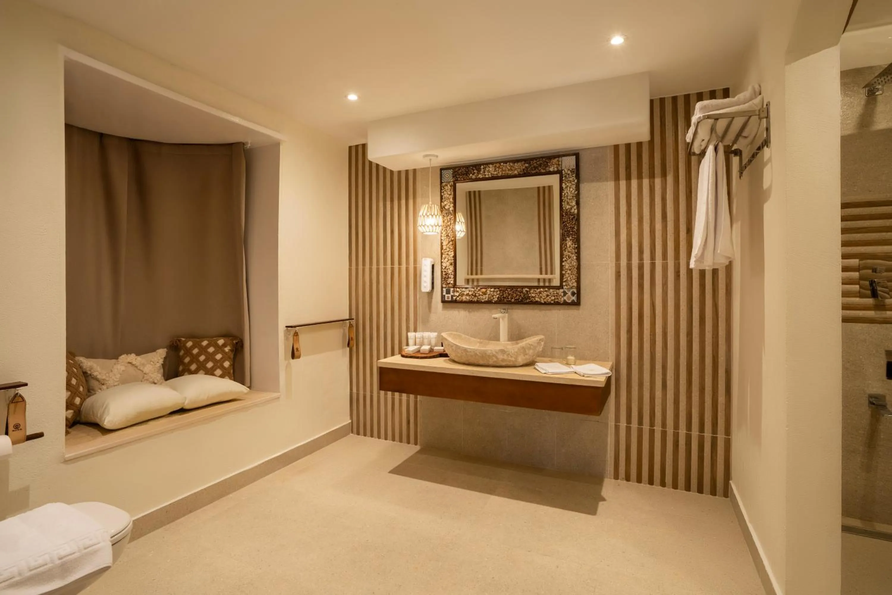 Bathroom in Noya By Dhara Hotels