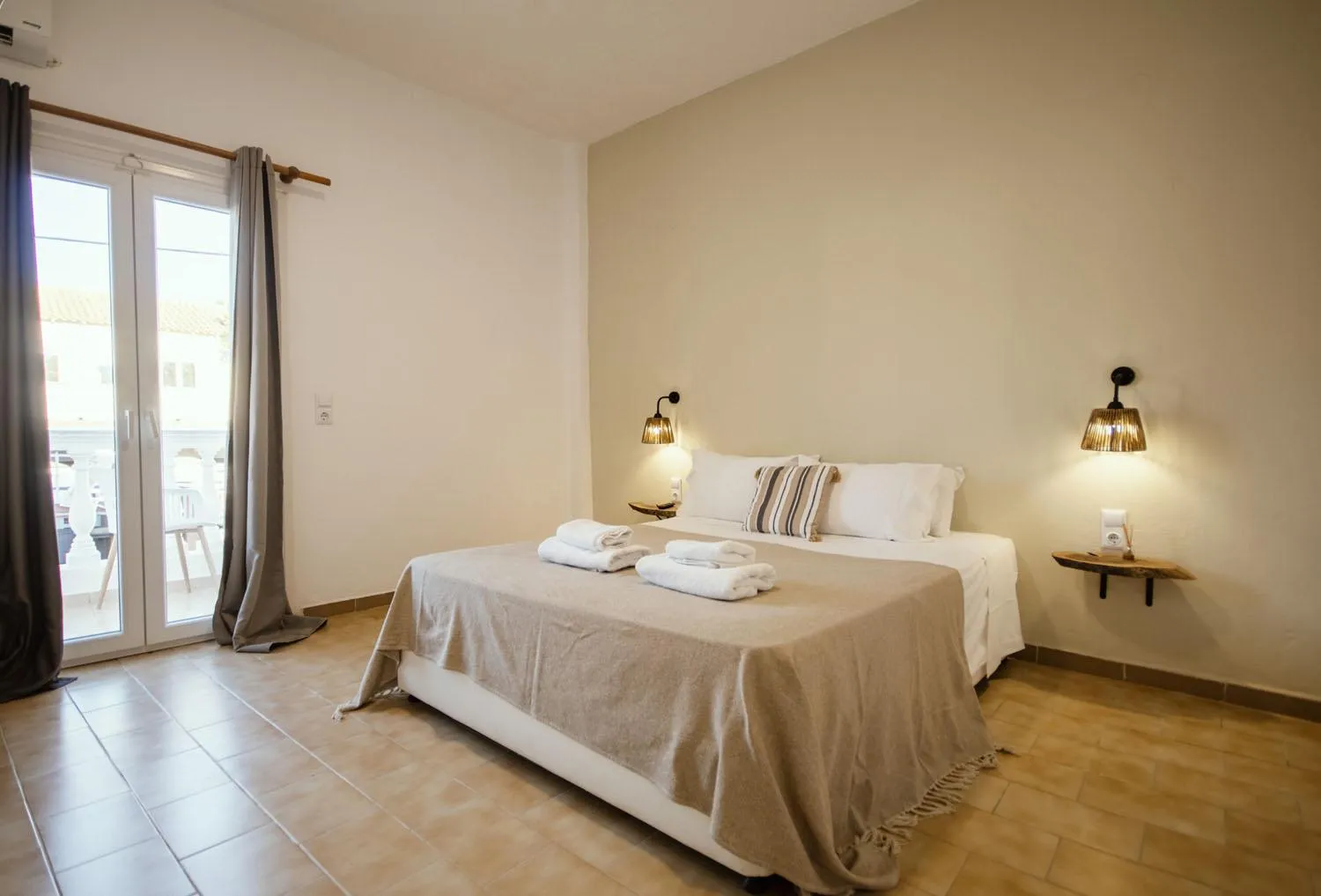 Bed in Ionian Blue Beach Hotel - Adults Friendly