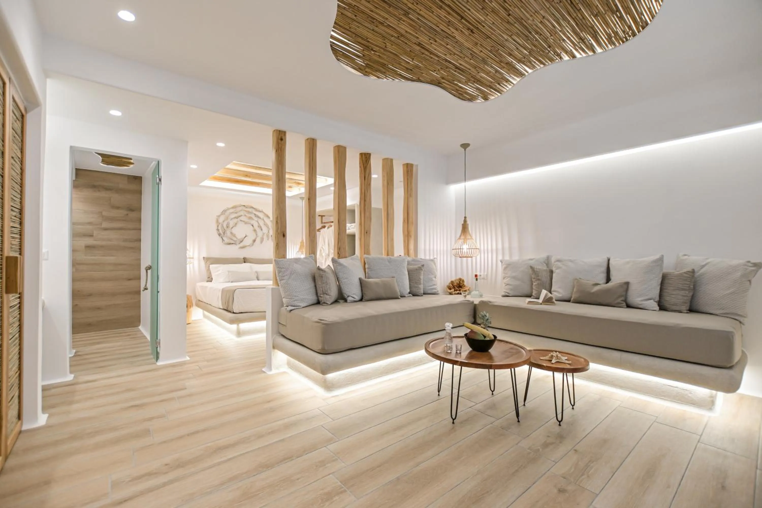 Living room in Villa Adriana Hotel