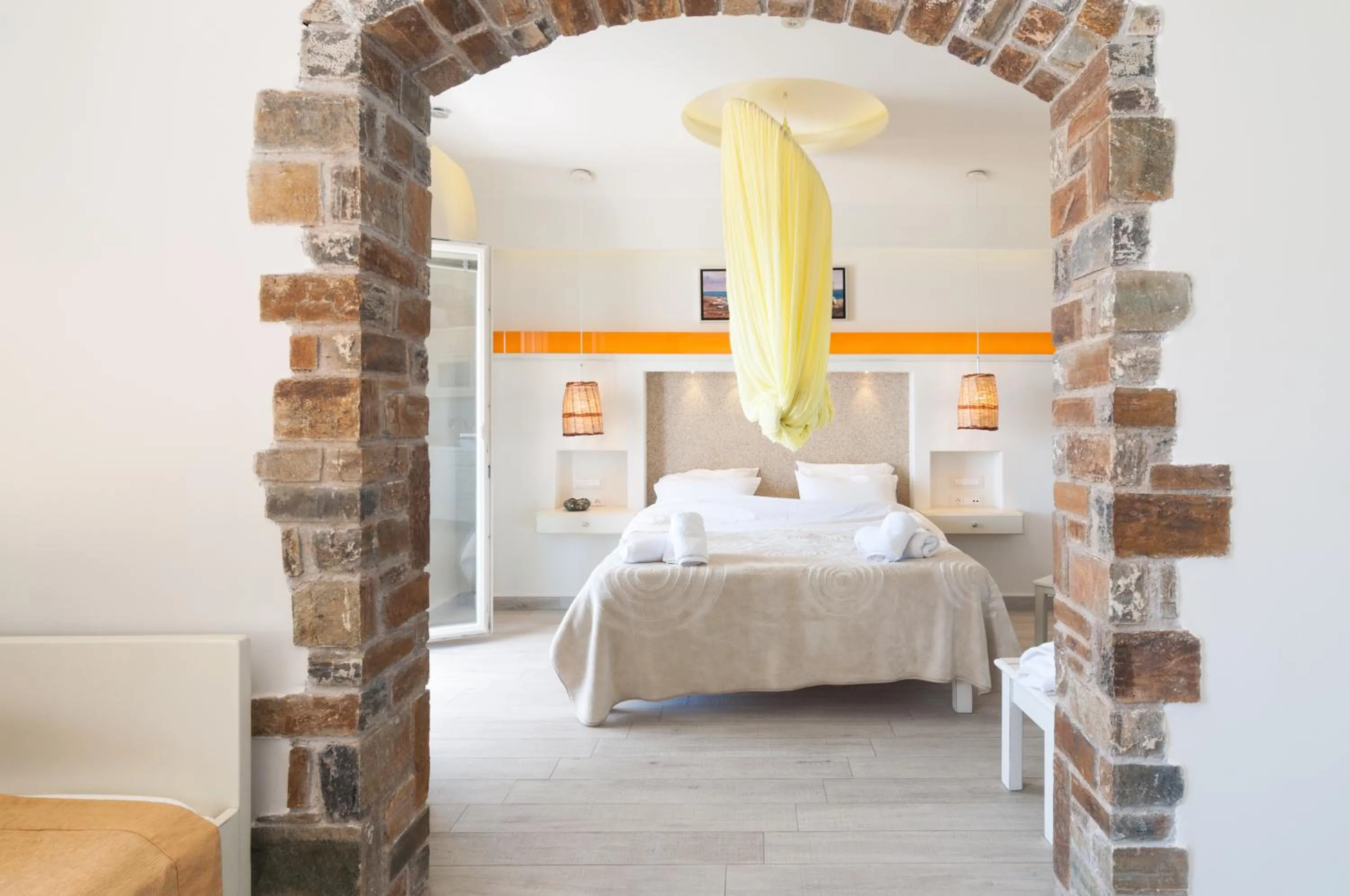 Bedroom, Bed in Villa Adriana Hotel