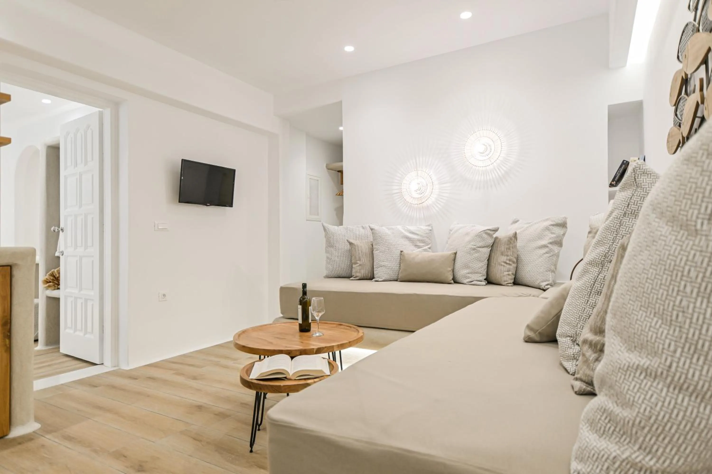 Living room in Villa Adriana Hotel