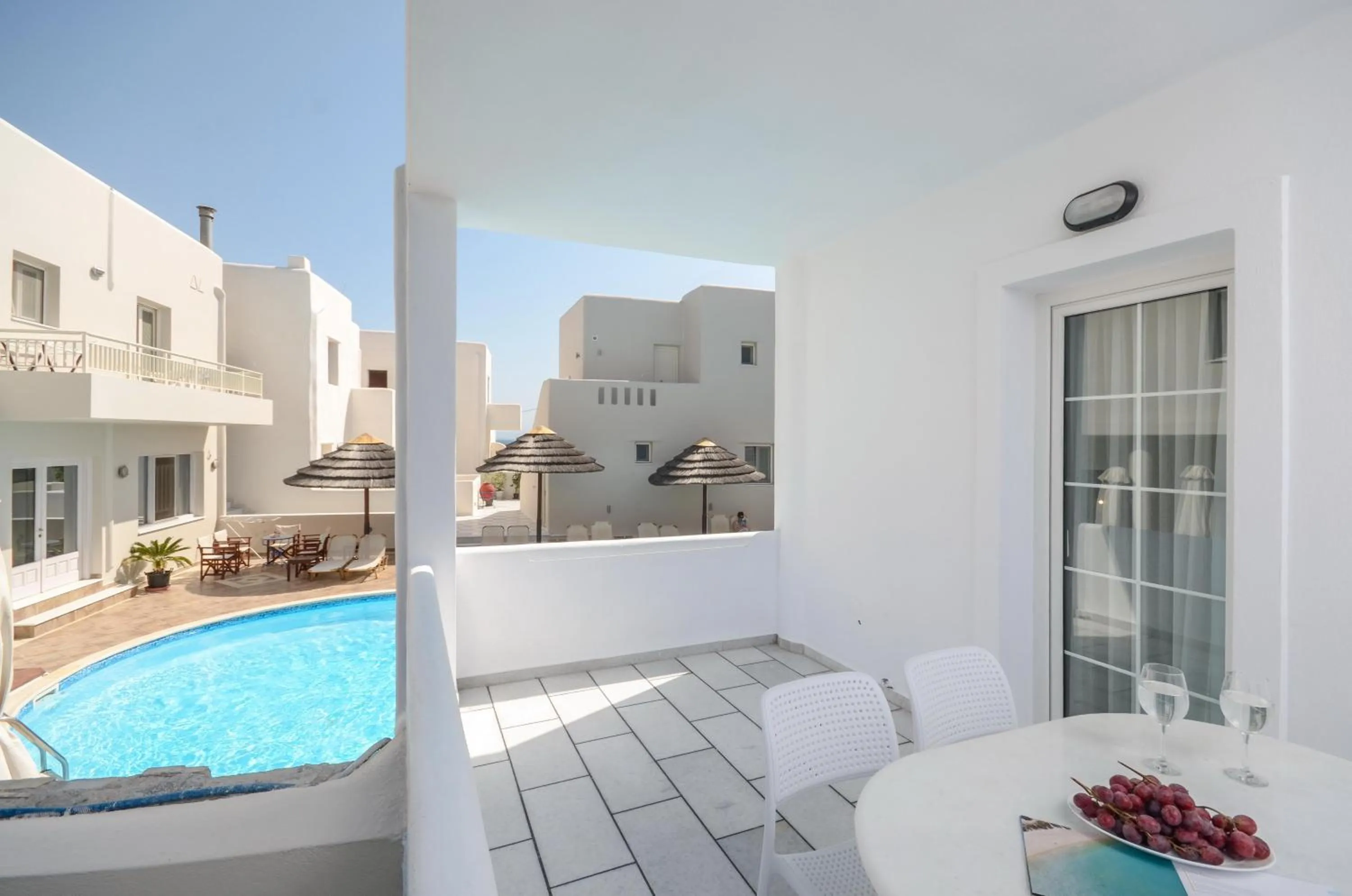 Balcony/Terrace in Villa Adriana Hotel