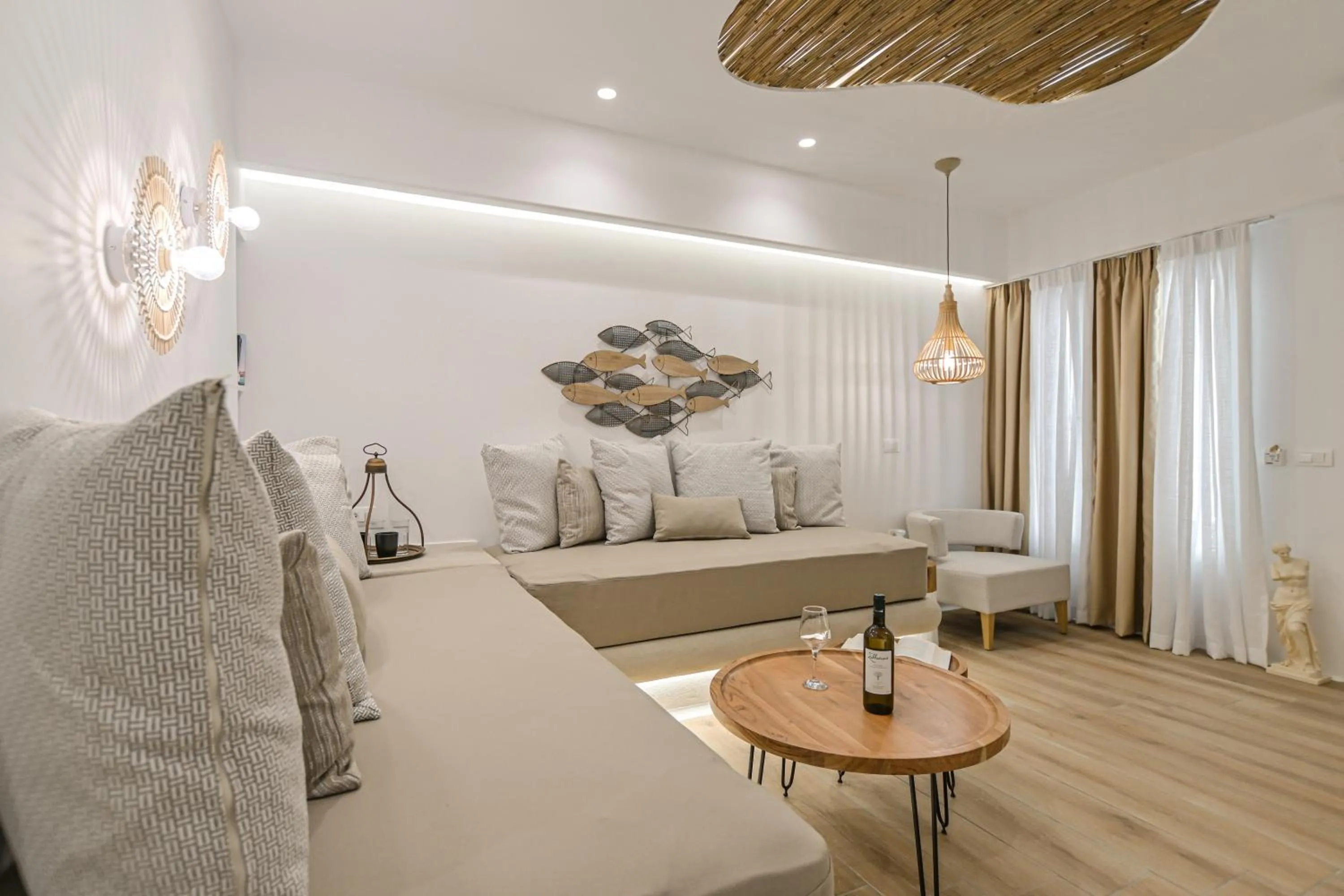 Living room in Villa Adriana Hotel