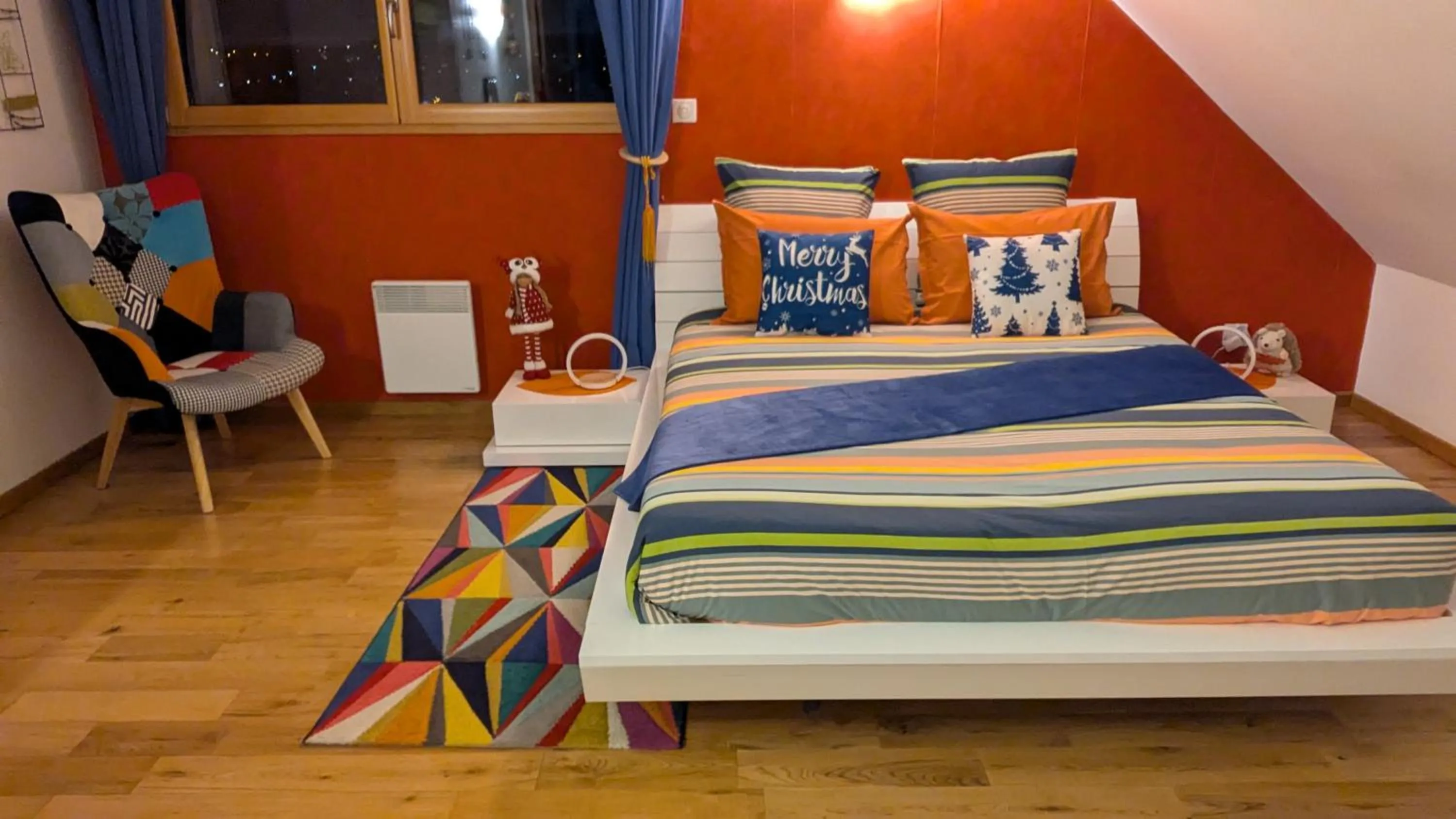 Bed in Les Chambres D'oriane