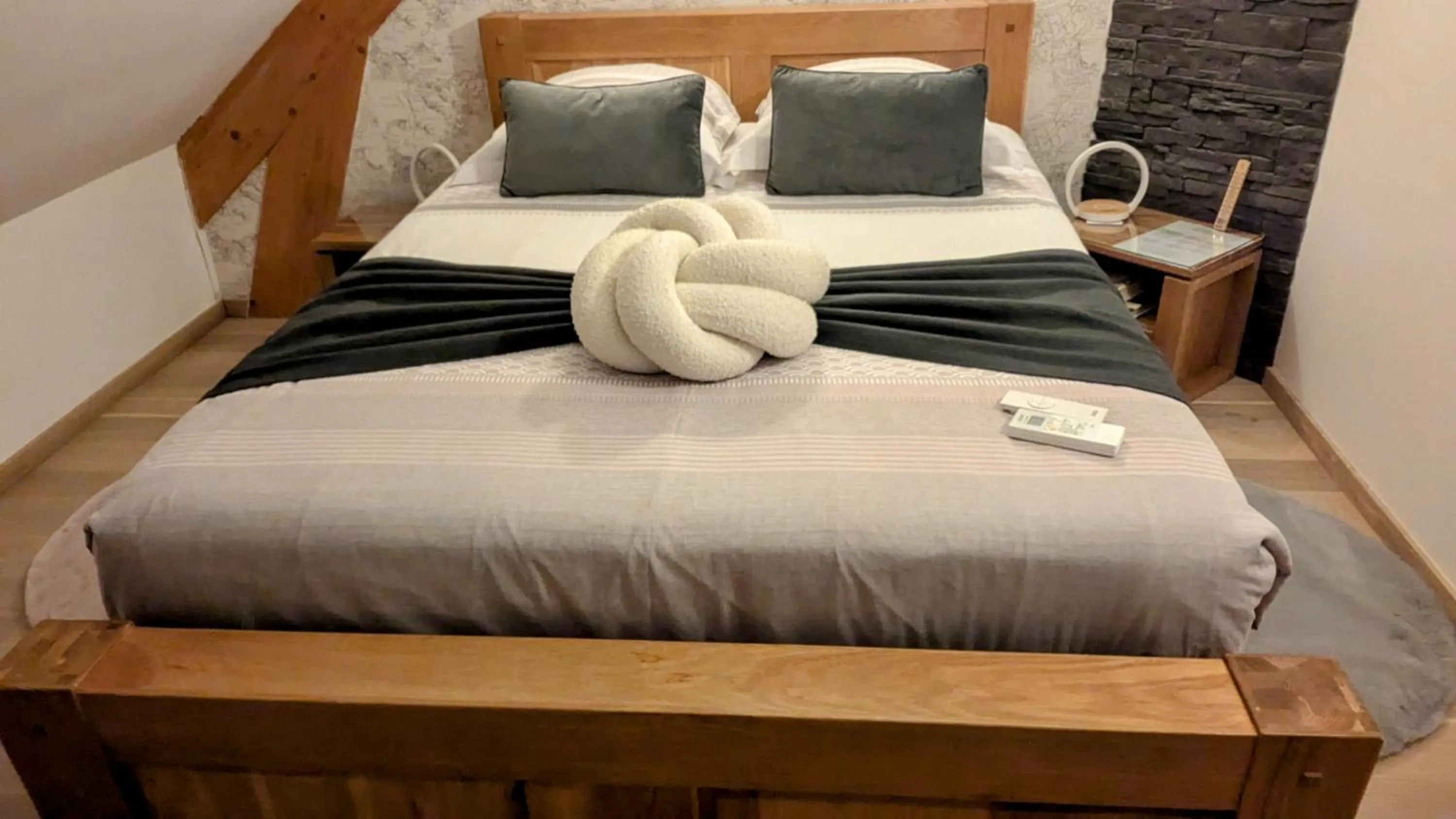 Bed in Les Chambres D'oriane