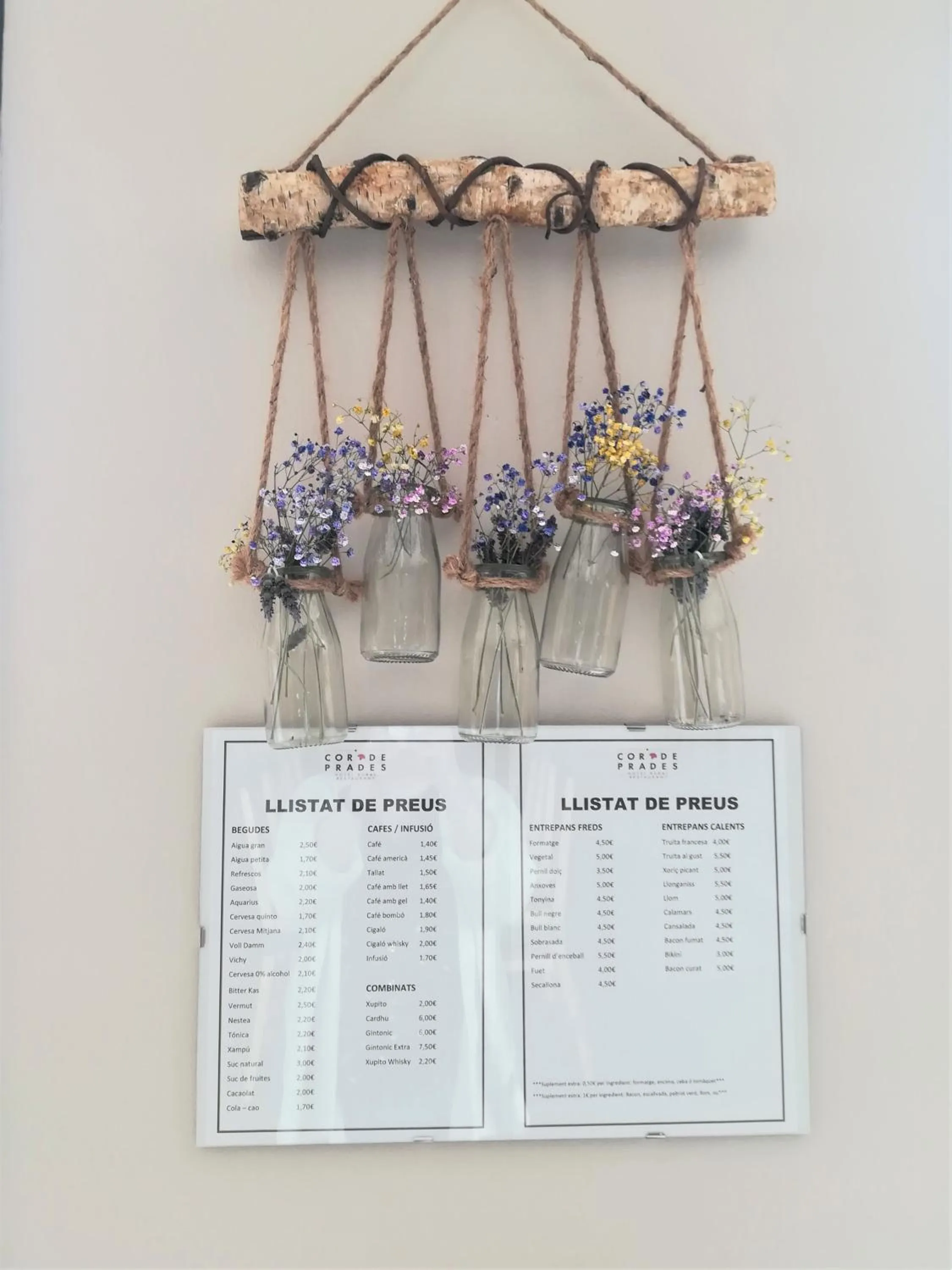 Restaurant/places to eat in Cor De Prades