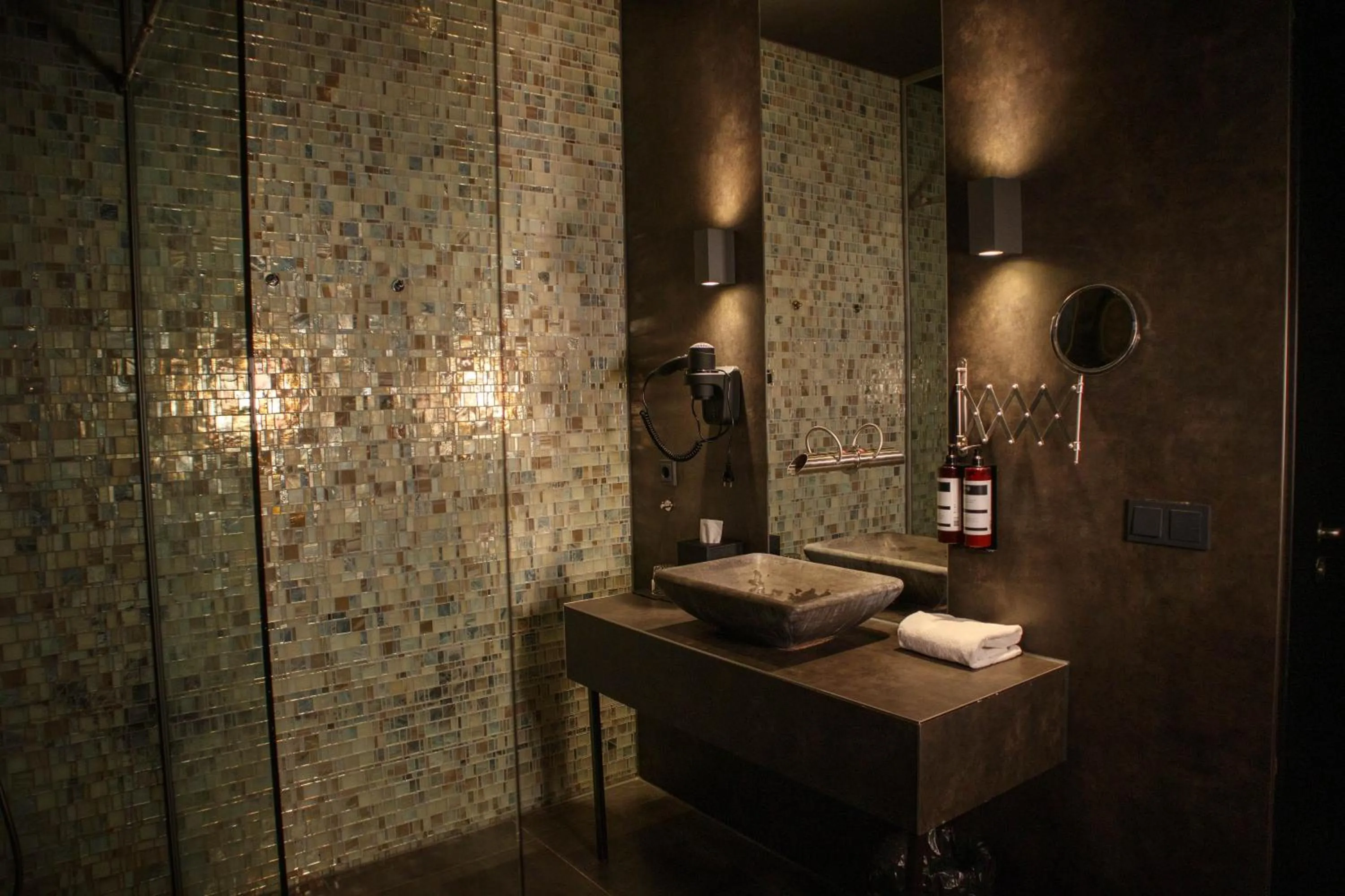 Bathroom in Manzo's Suites