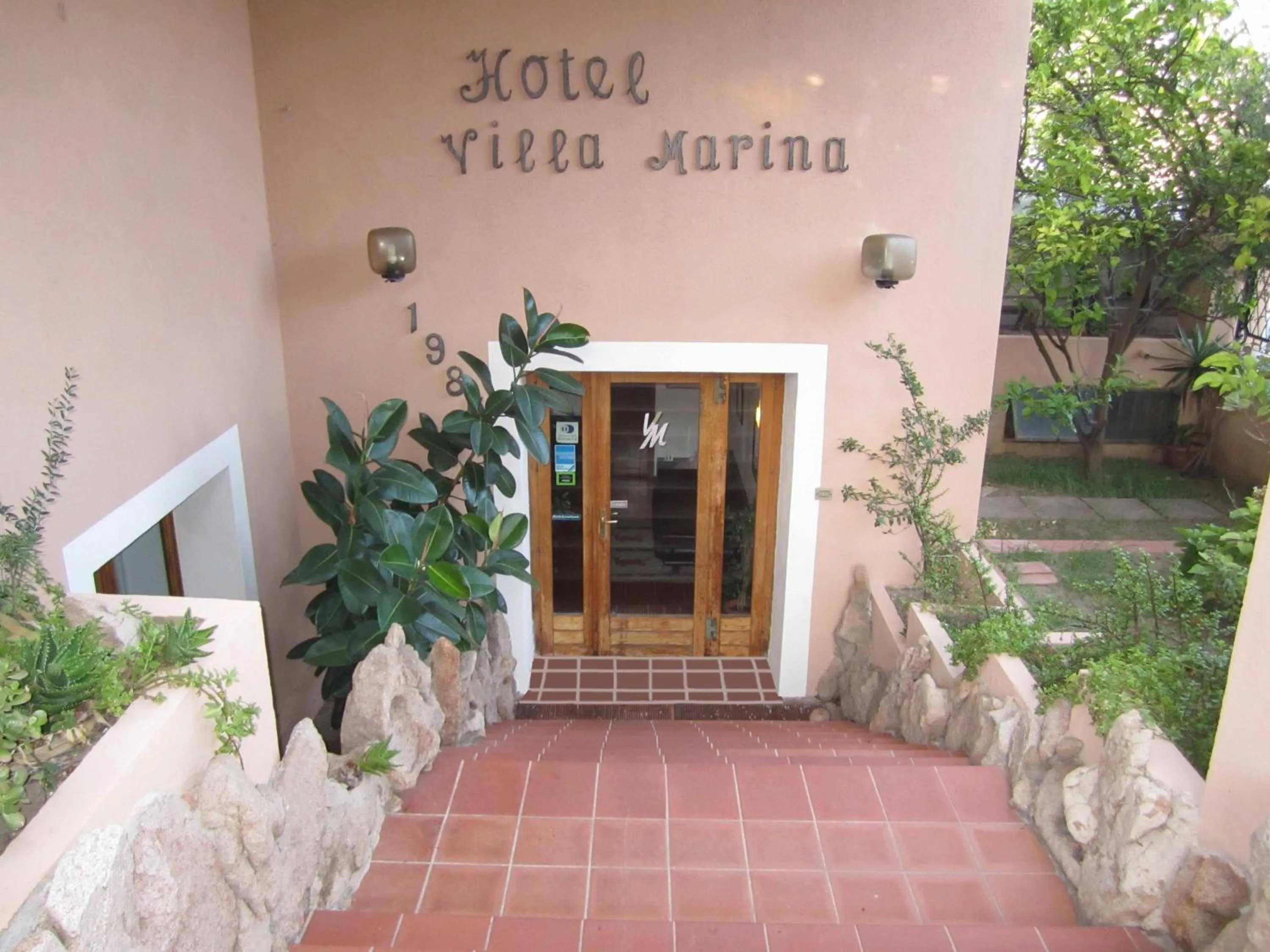Facade/entrance in Hotel Villa Marina