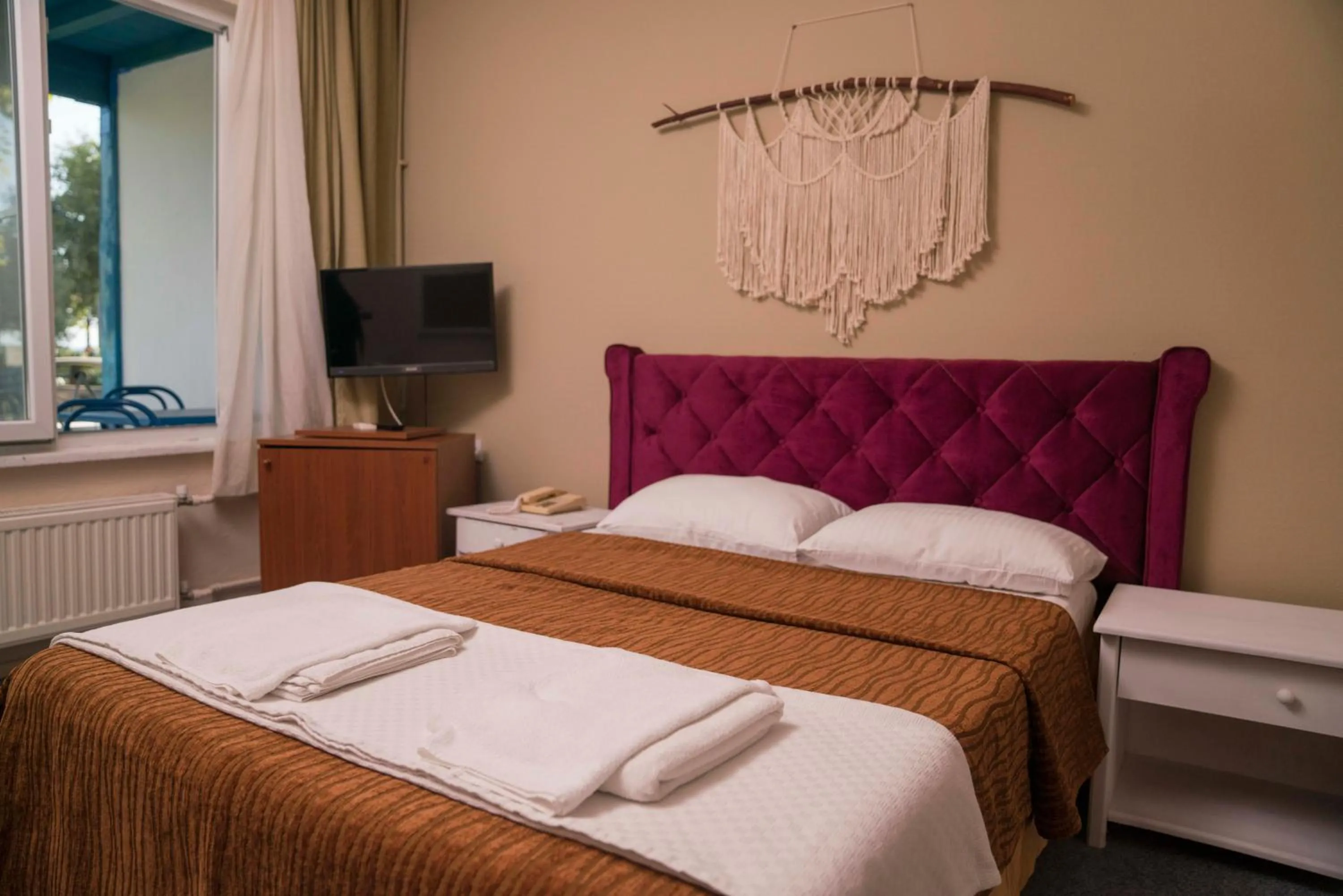 Bed in Club Afrodit Tatil Köyü