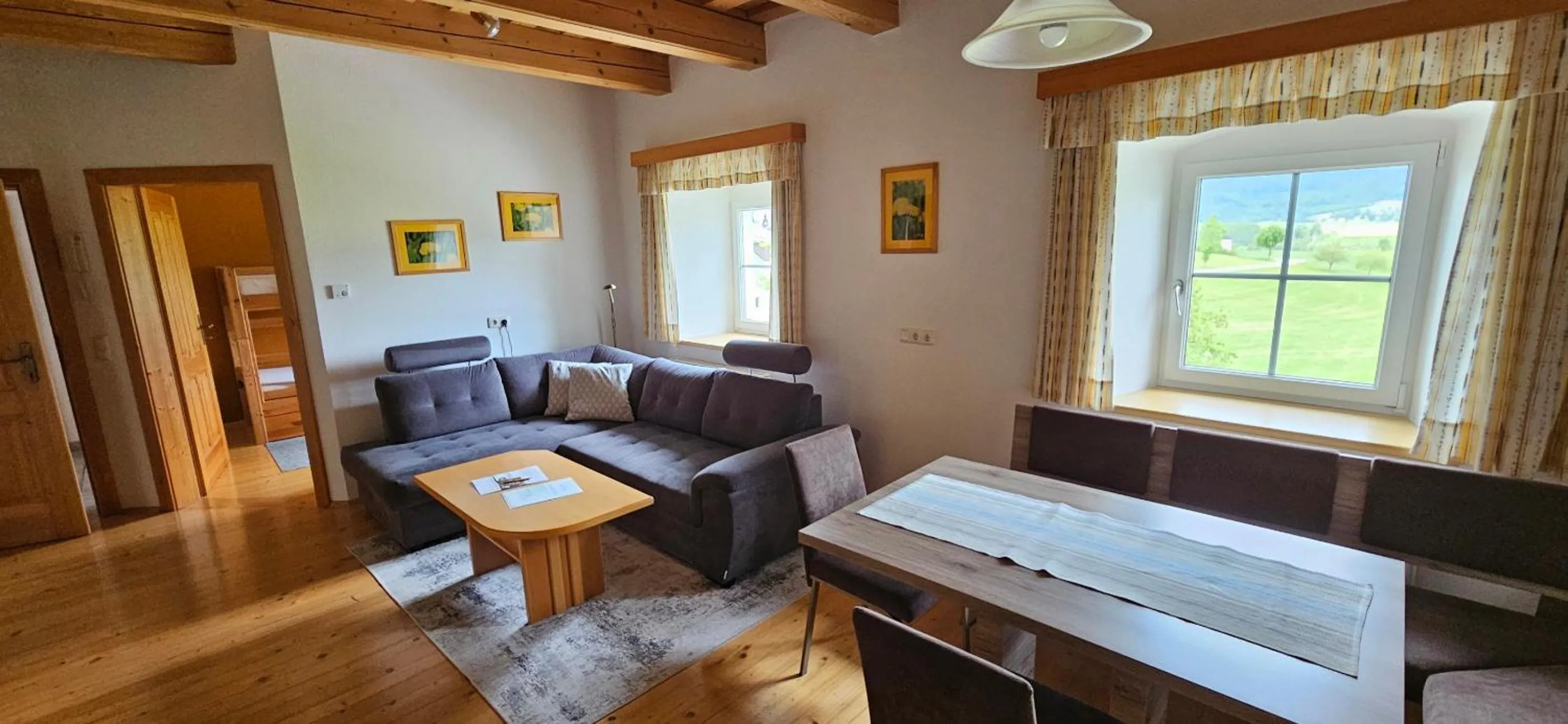 Living room in HOCHFICHTBLICK Apartments