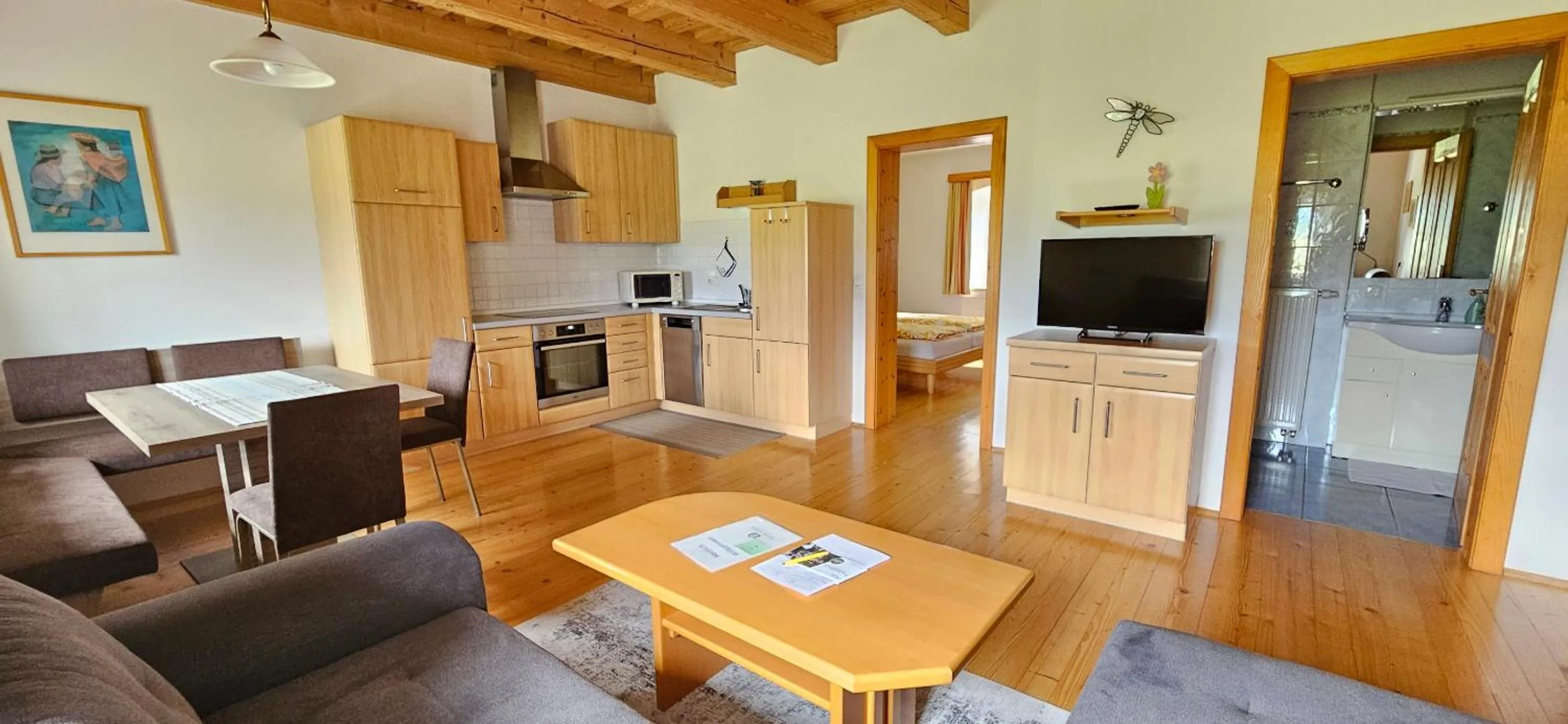 Kitchen or kitchenette in HOCHFICHTBLICK Apartments