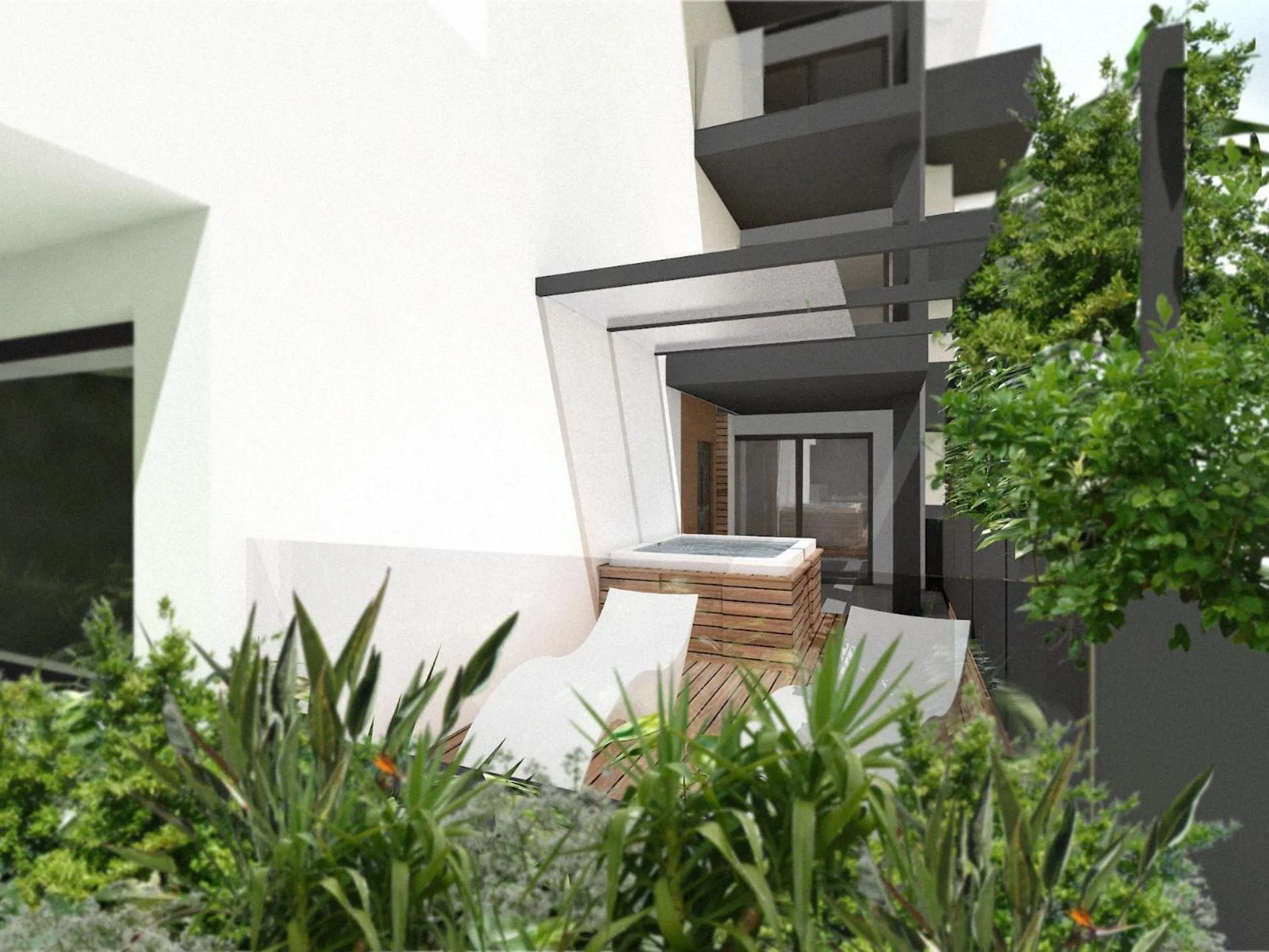 Balcony/Terrace in Hotel Villa Enrica