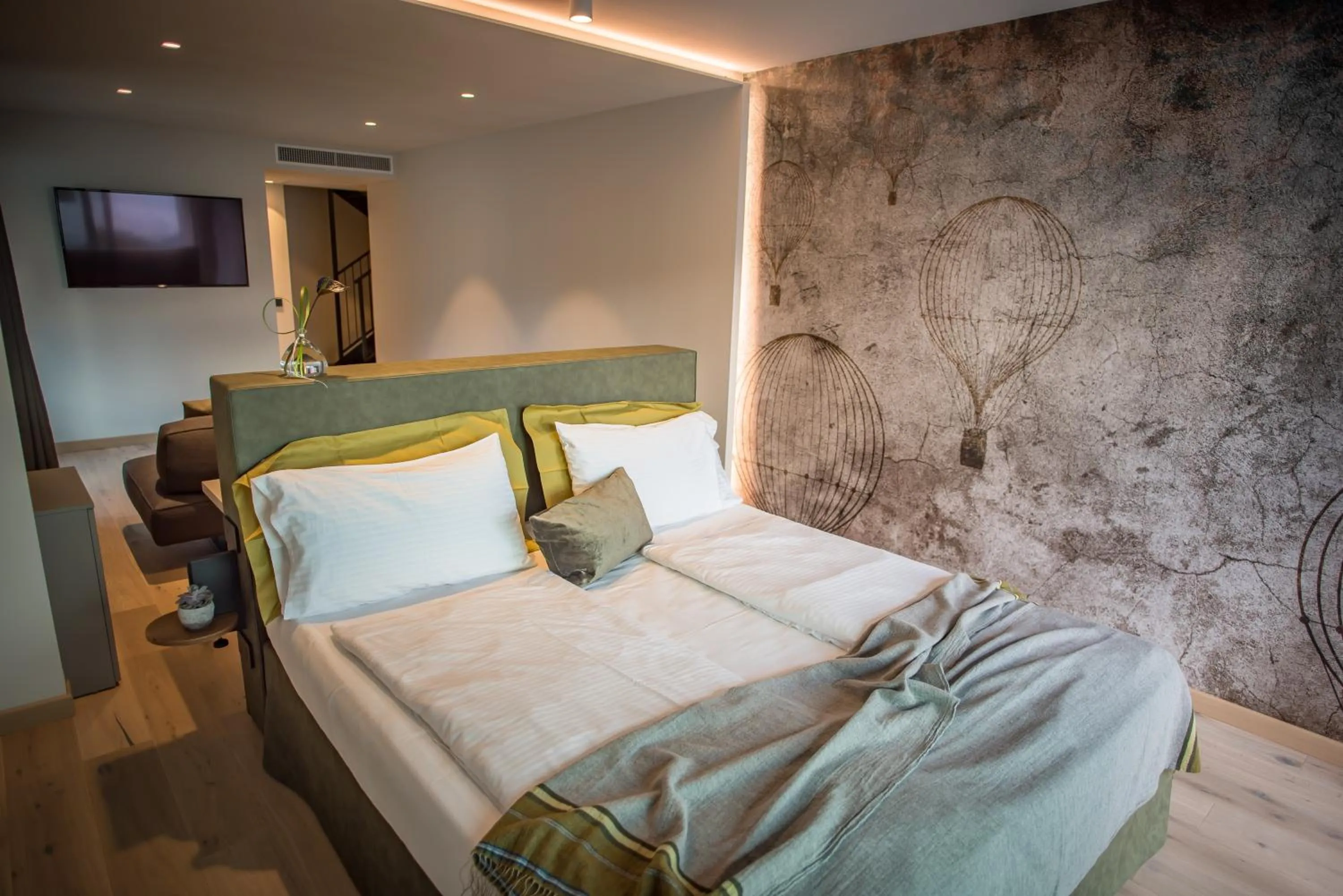 Bed in Hotel Villa Enrica