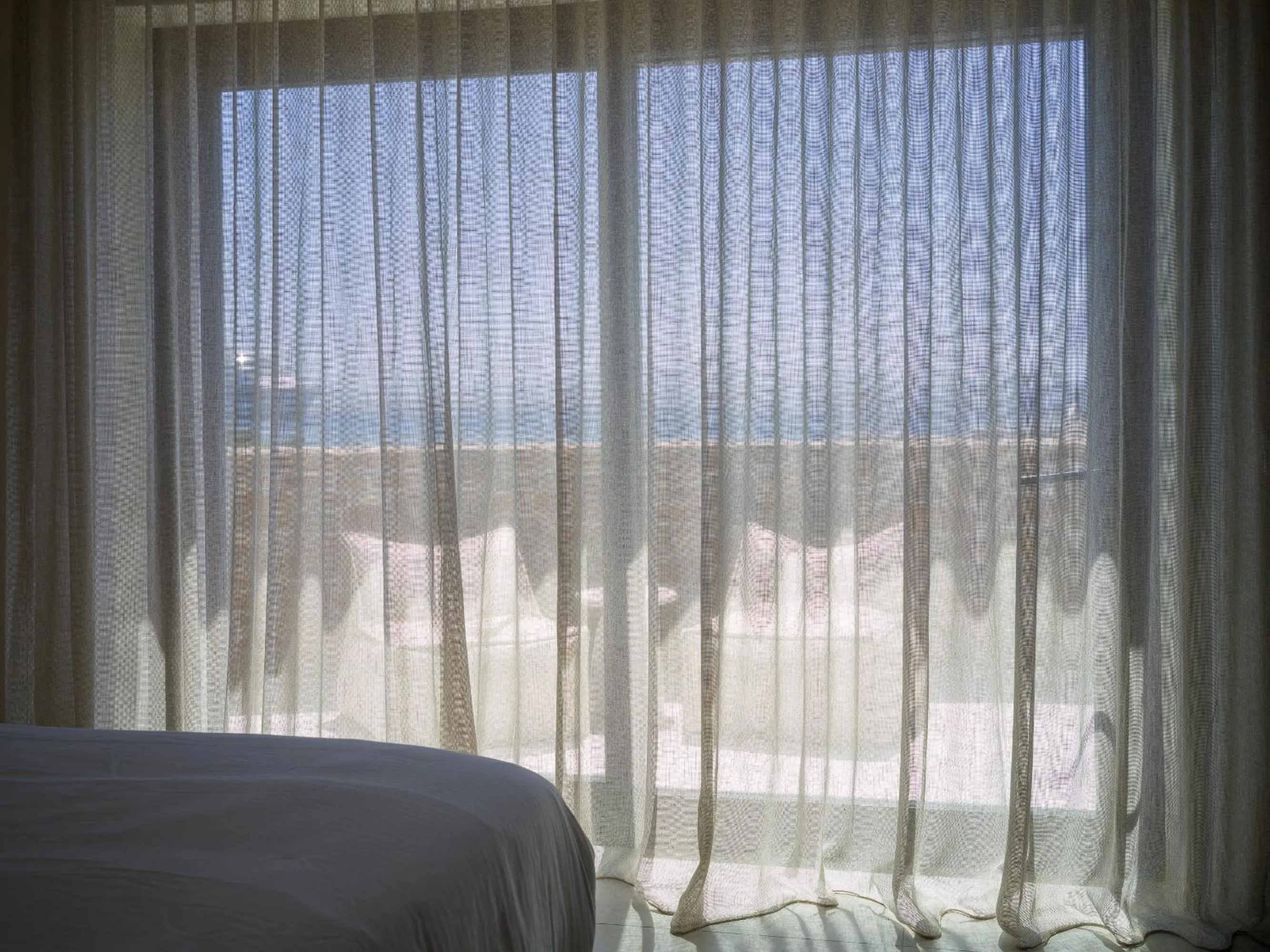 Bed in VEZO Suites Mykonos