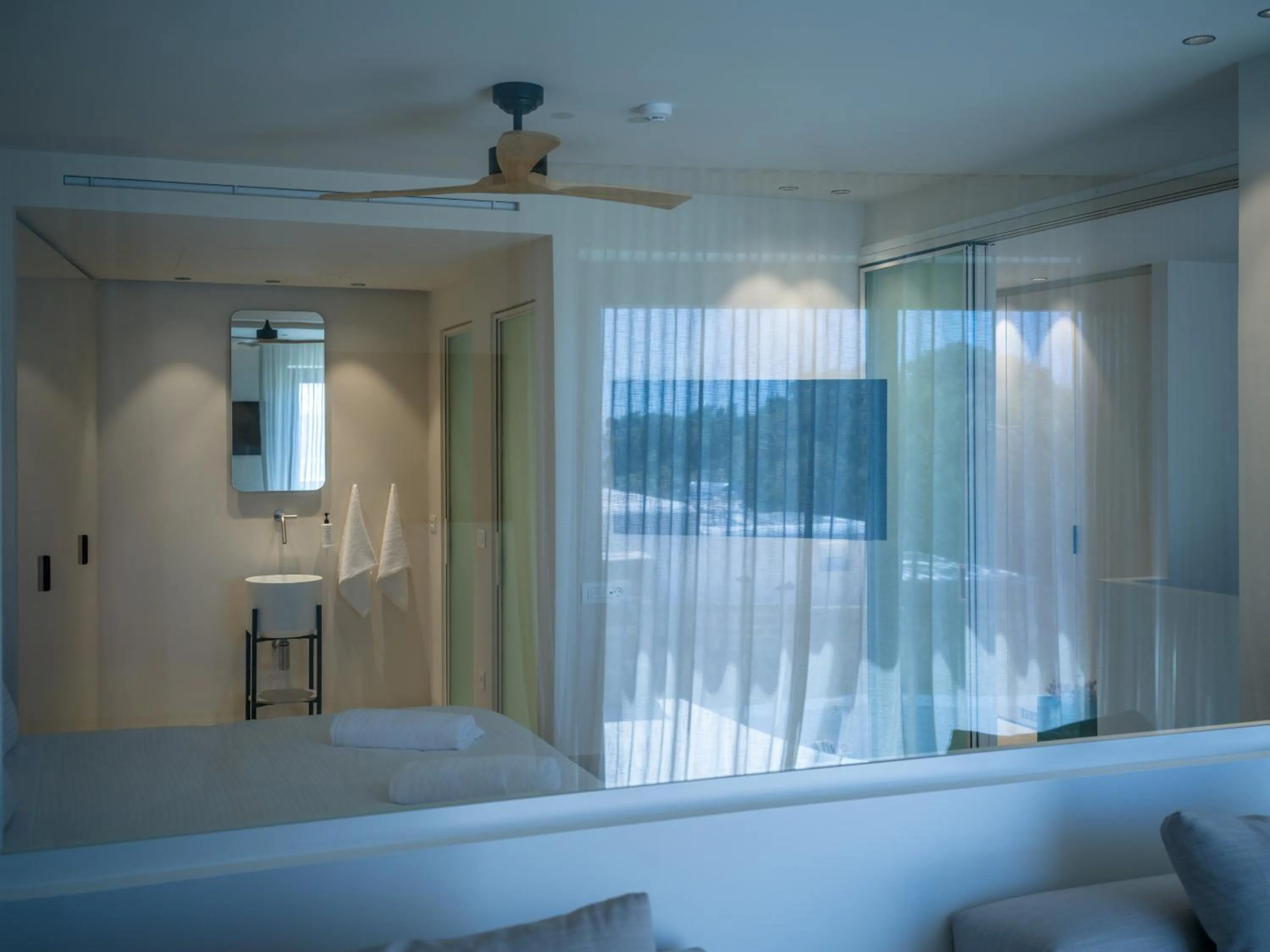 Bed in VEZO Suites Mykonos