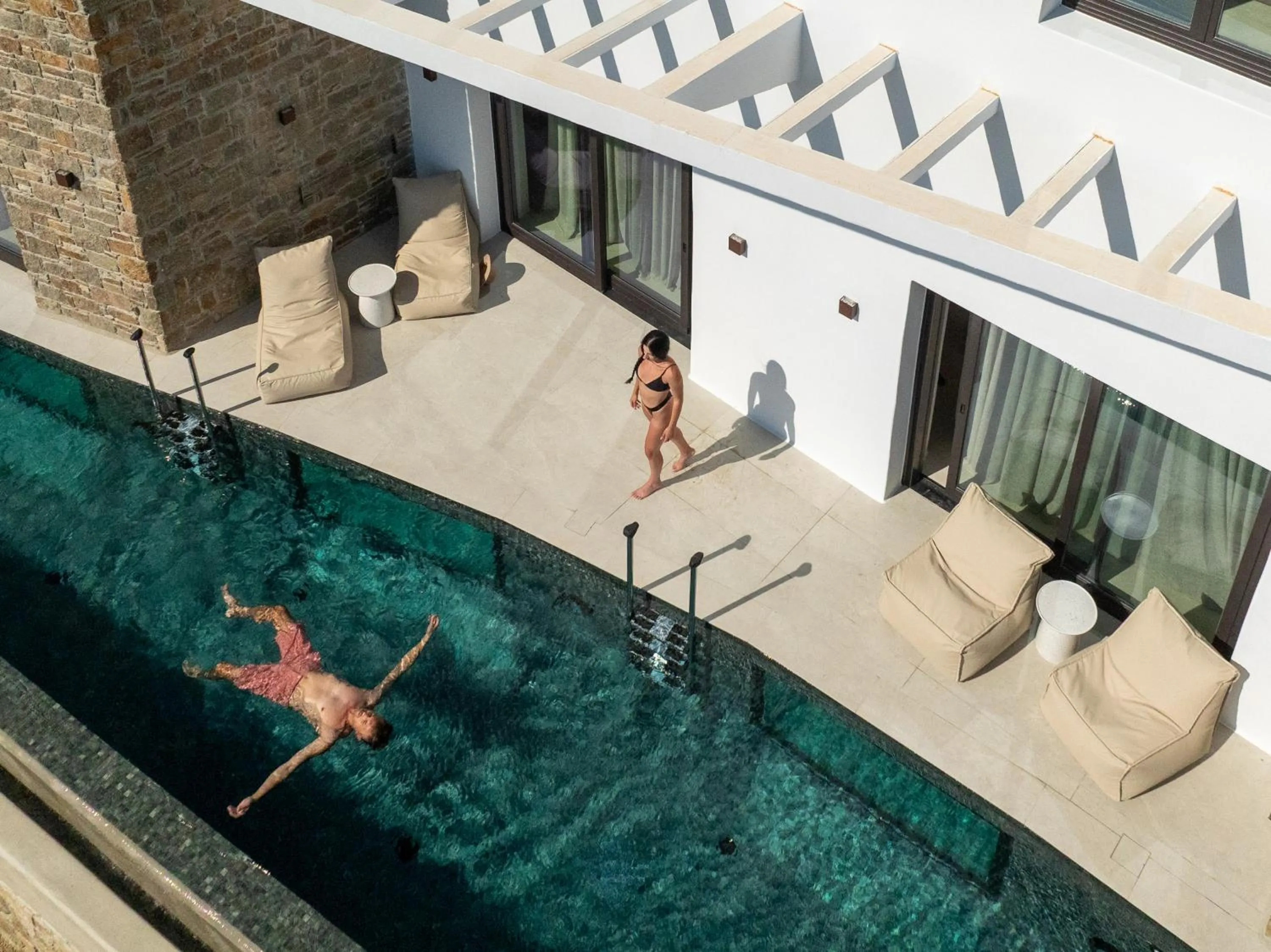 Swimming pool in VEZO Suites Mykonos