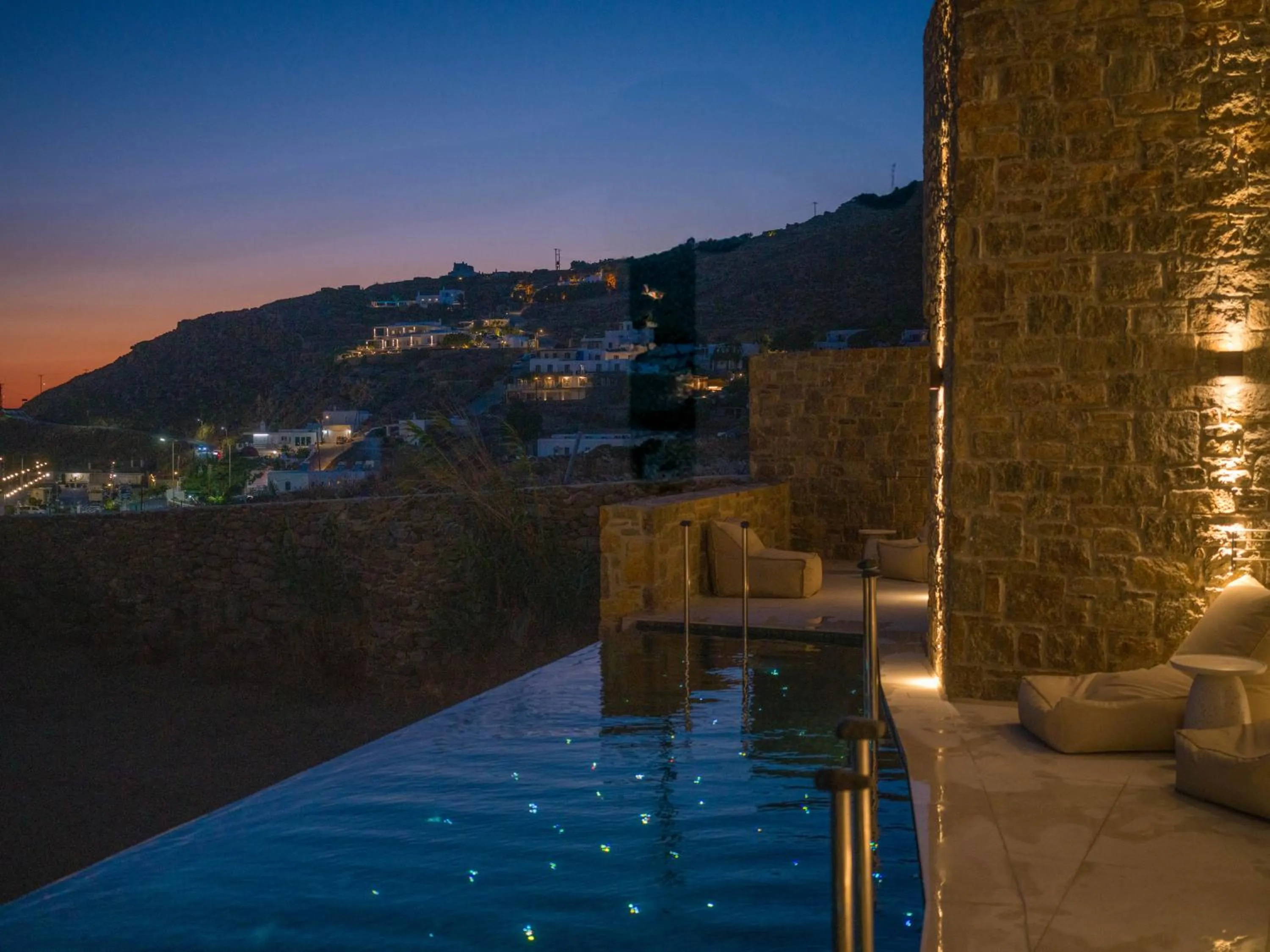 Swimming pool in VEZO Suites Mykonos