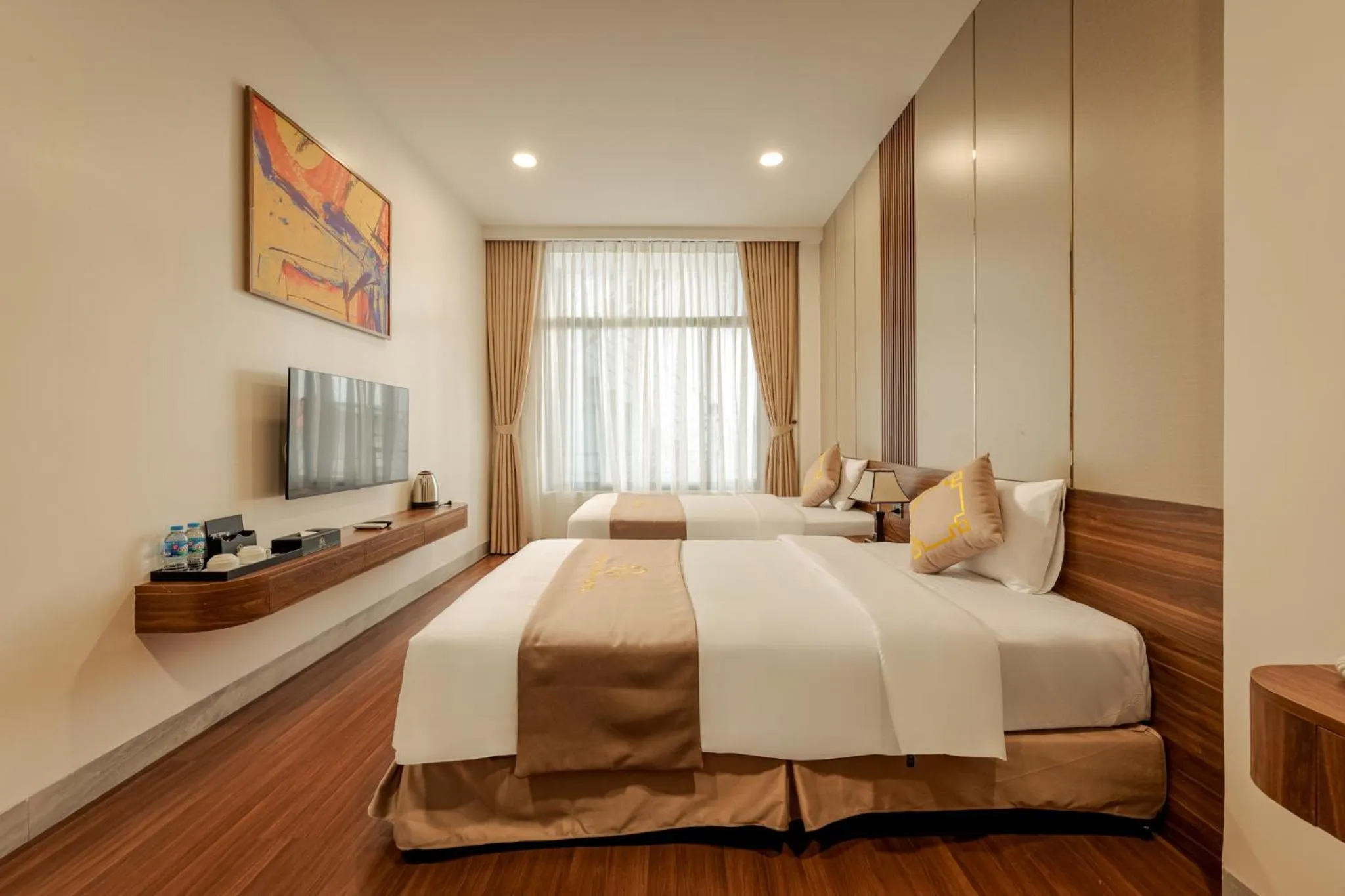 Bed in MAI Luxury Hotel Ninh Binh