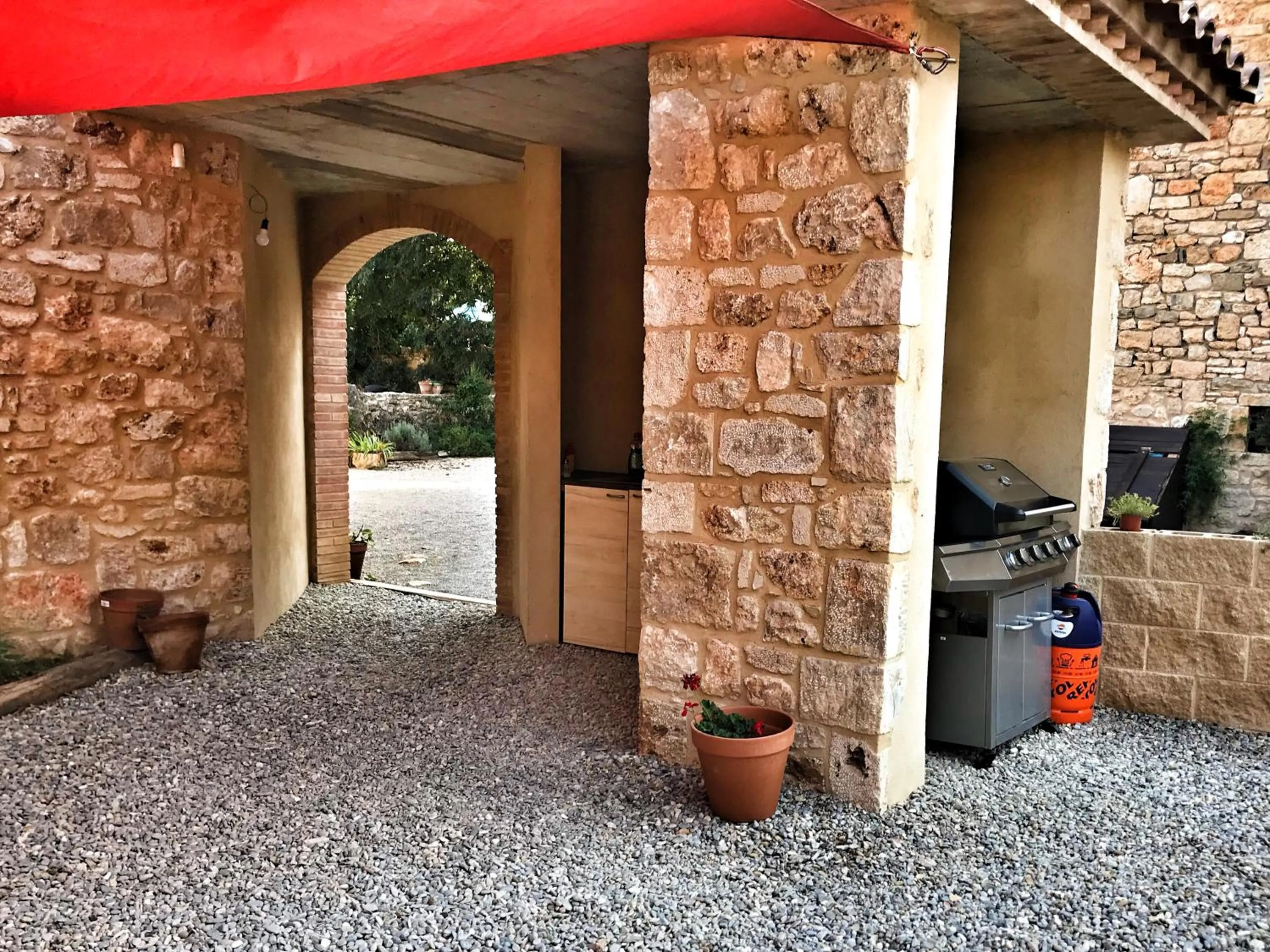 BBQ facilities in Hotel Mas Pelegri