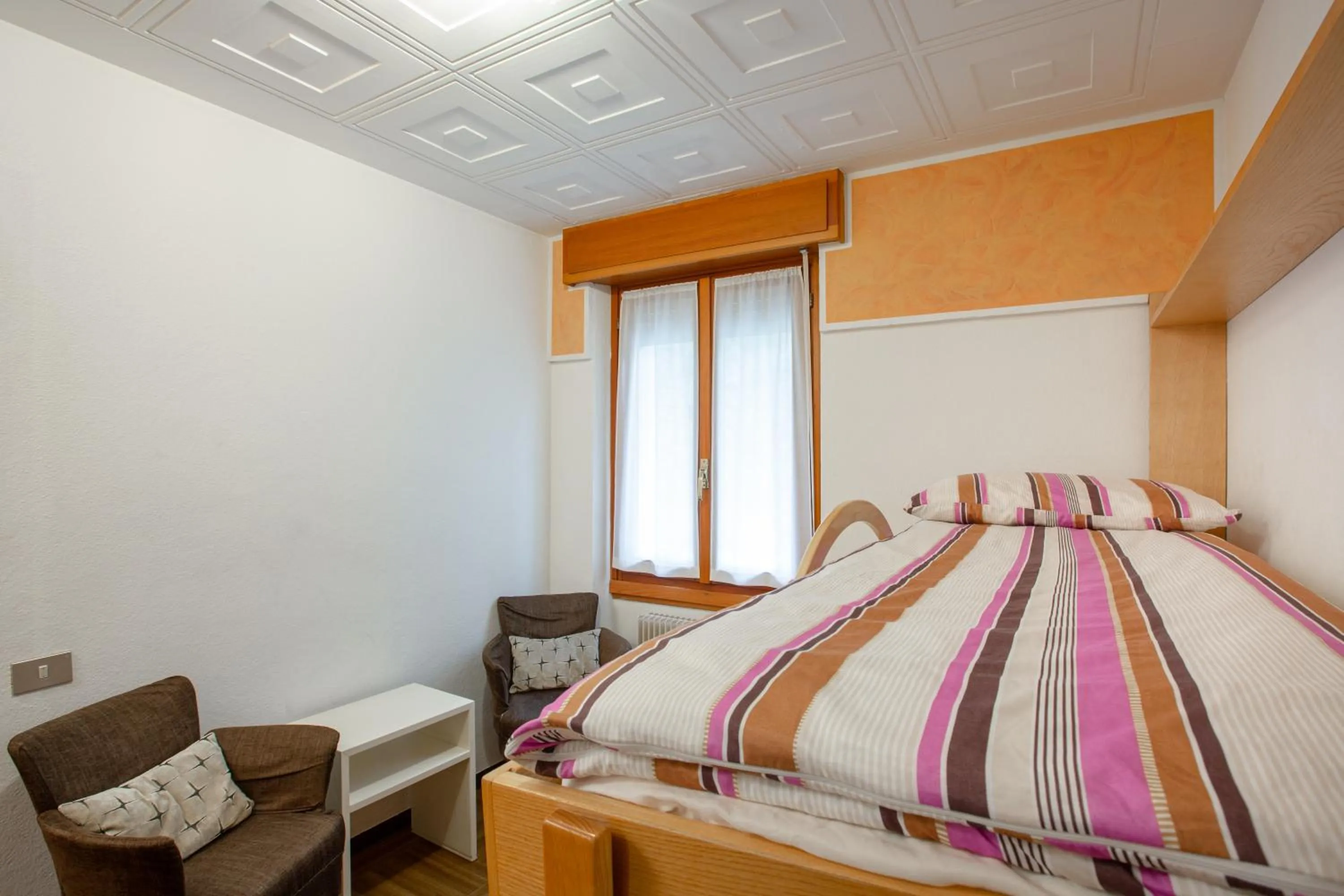 Bed in Hotel Biancospino