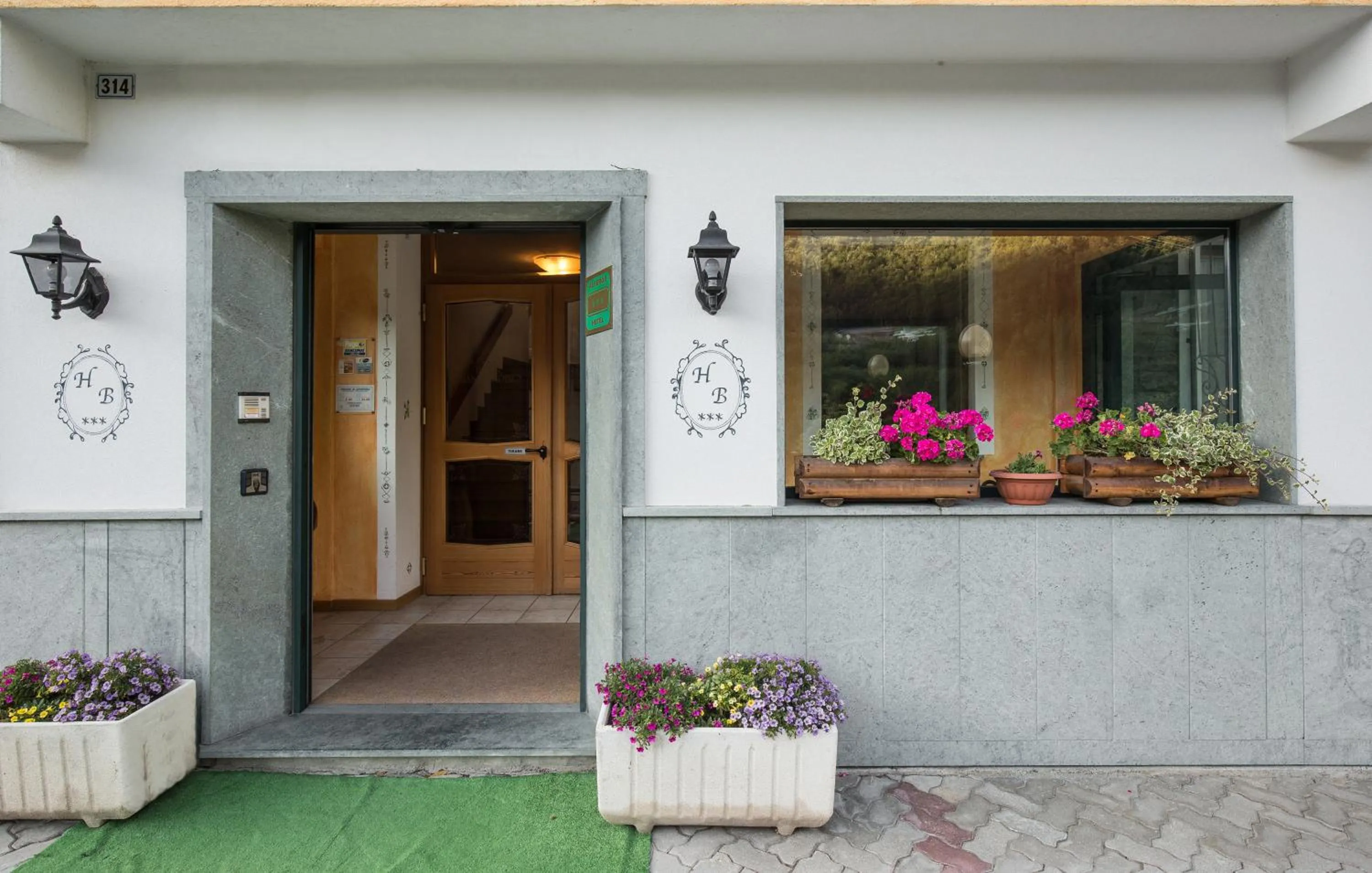 Garden in Hotel Biancospino