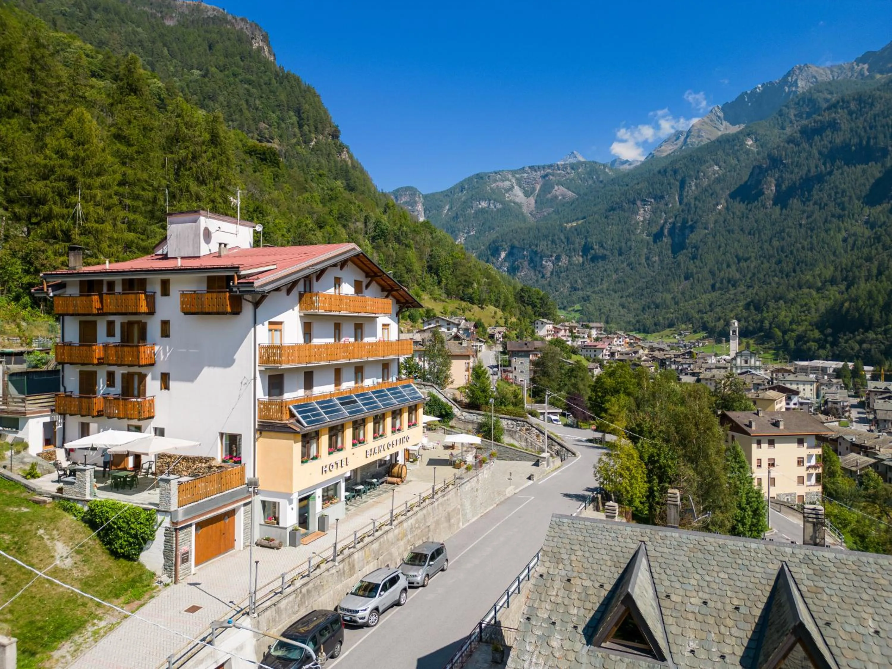 Property building in Hotel Biancospino