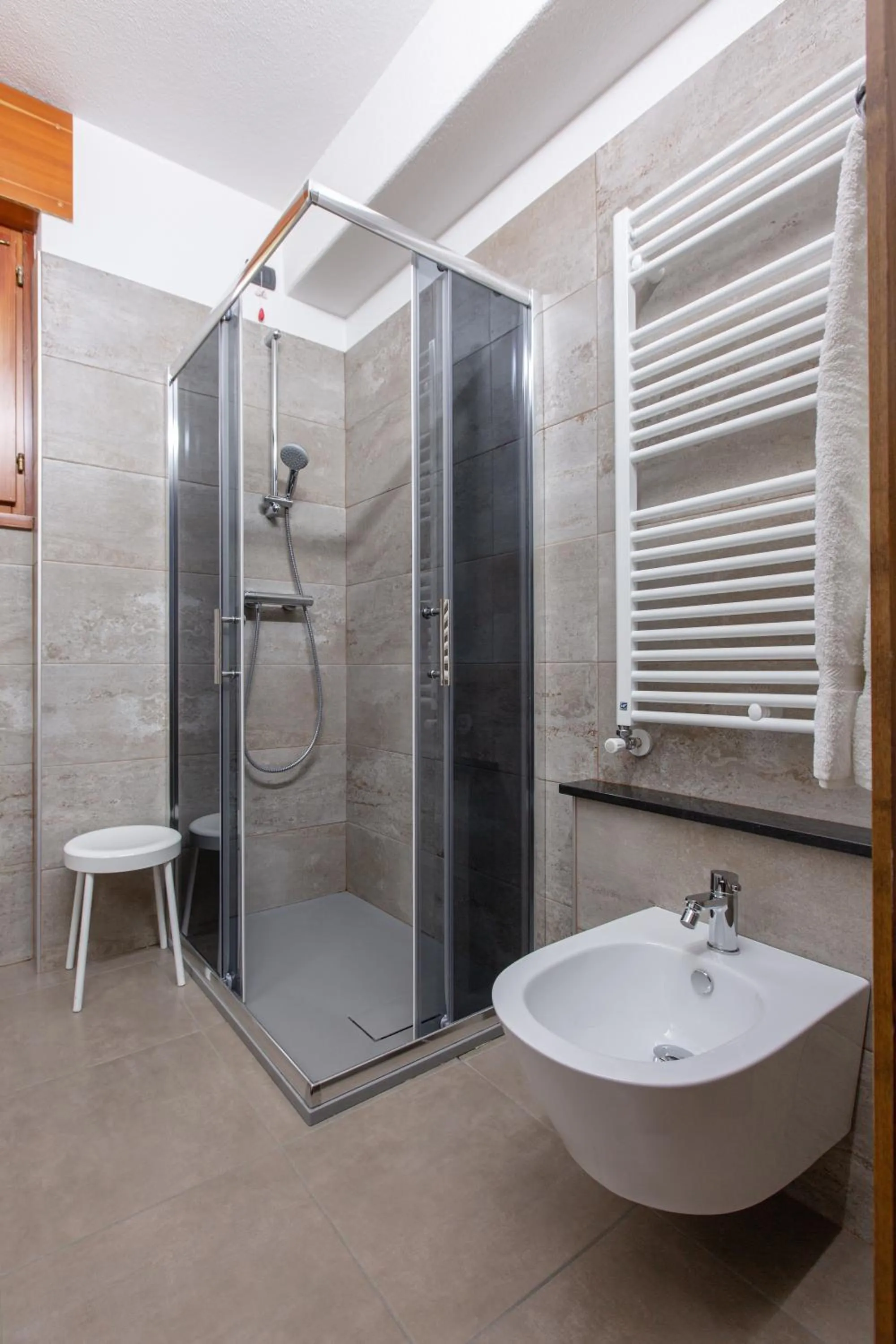 Shower in Hotel Biancospino