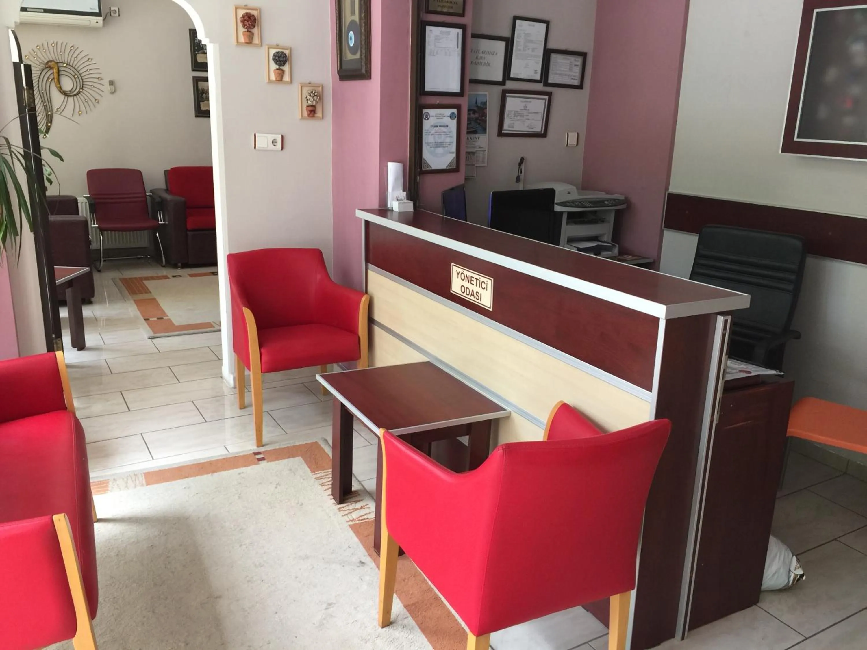 Lobby or reception in Çanakkale Kampüs Pansiyon