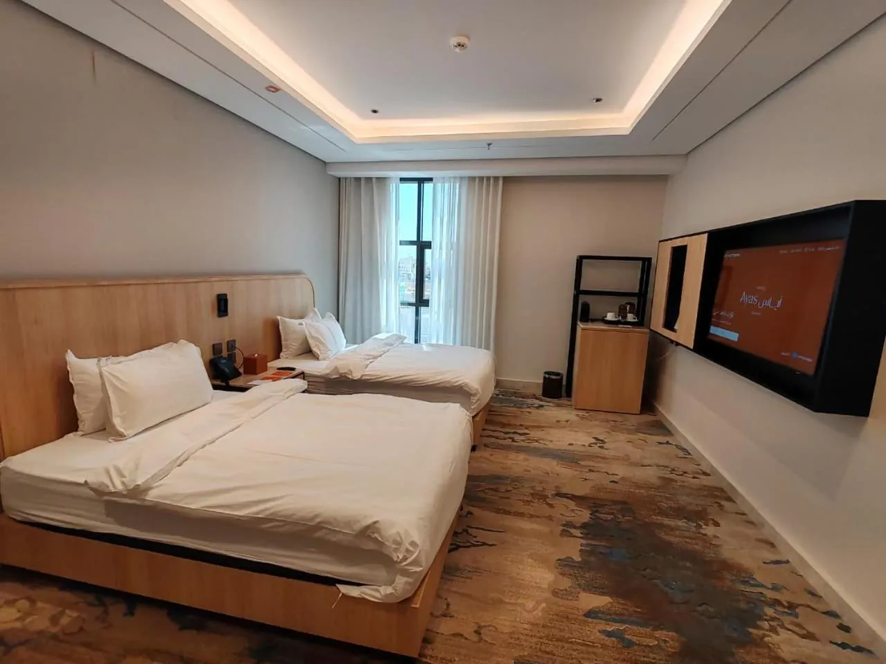 Bed in Ayas Hotel