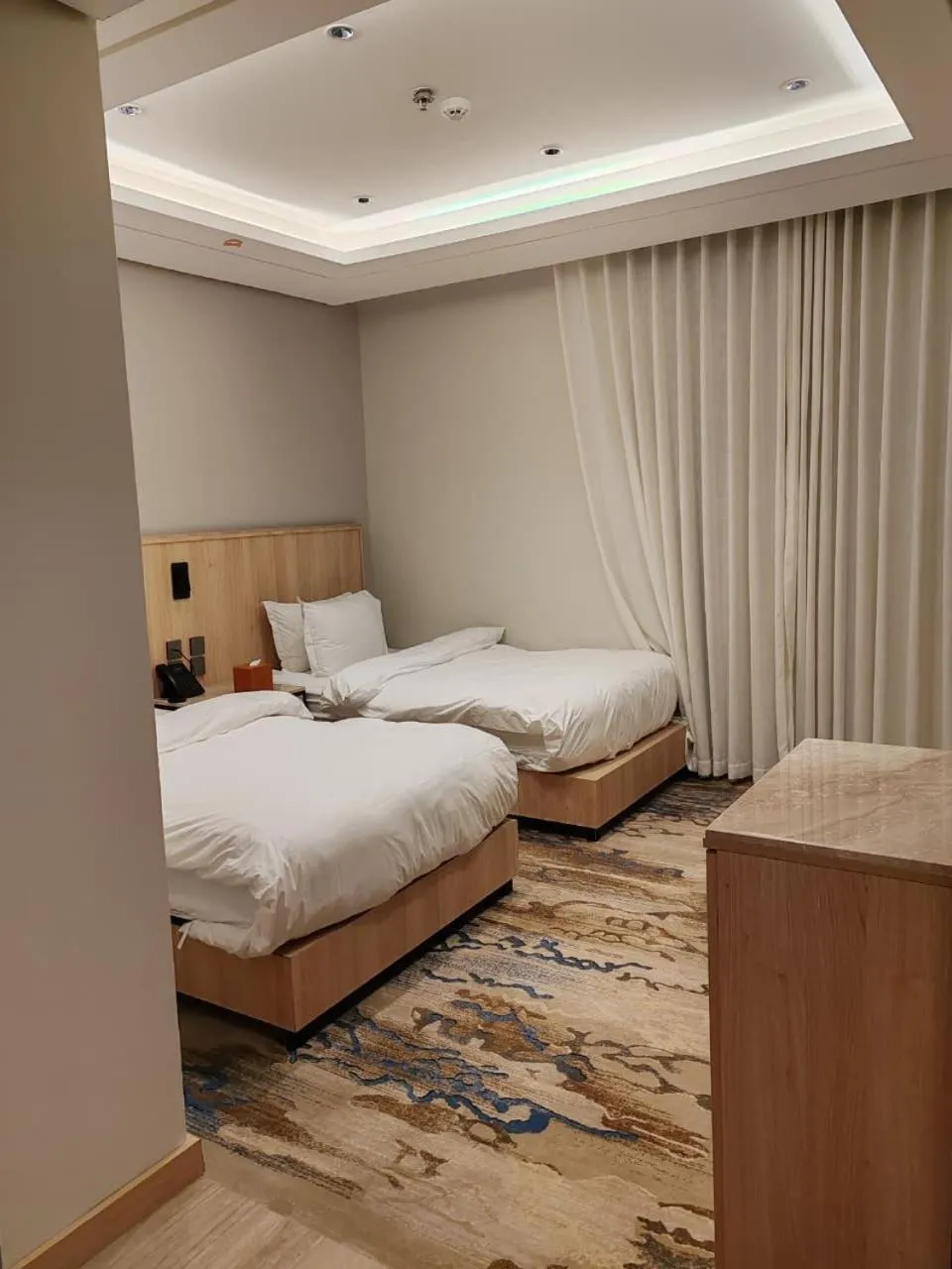 Bed in Ayas Hotel