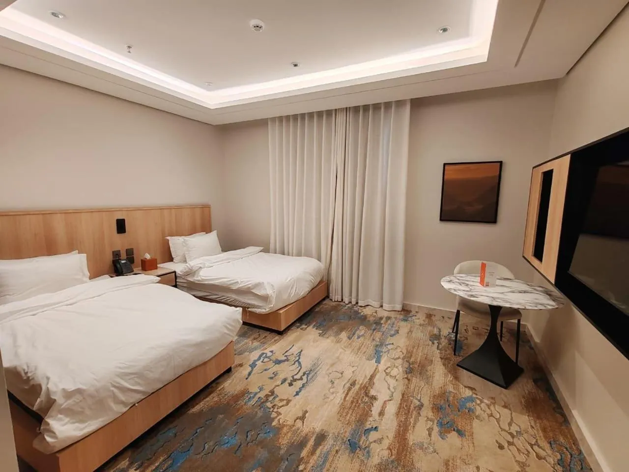 Bed in Ayas Hotel