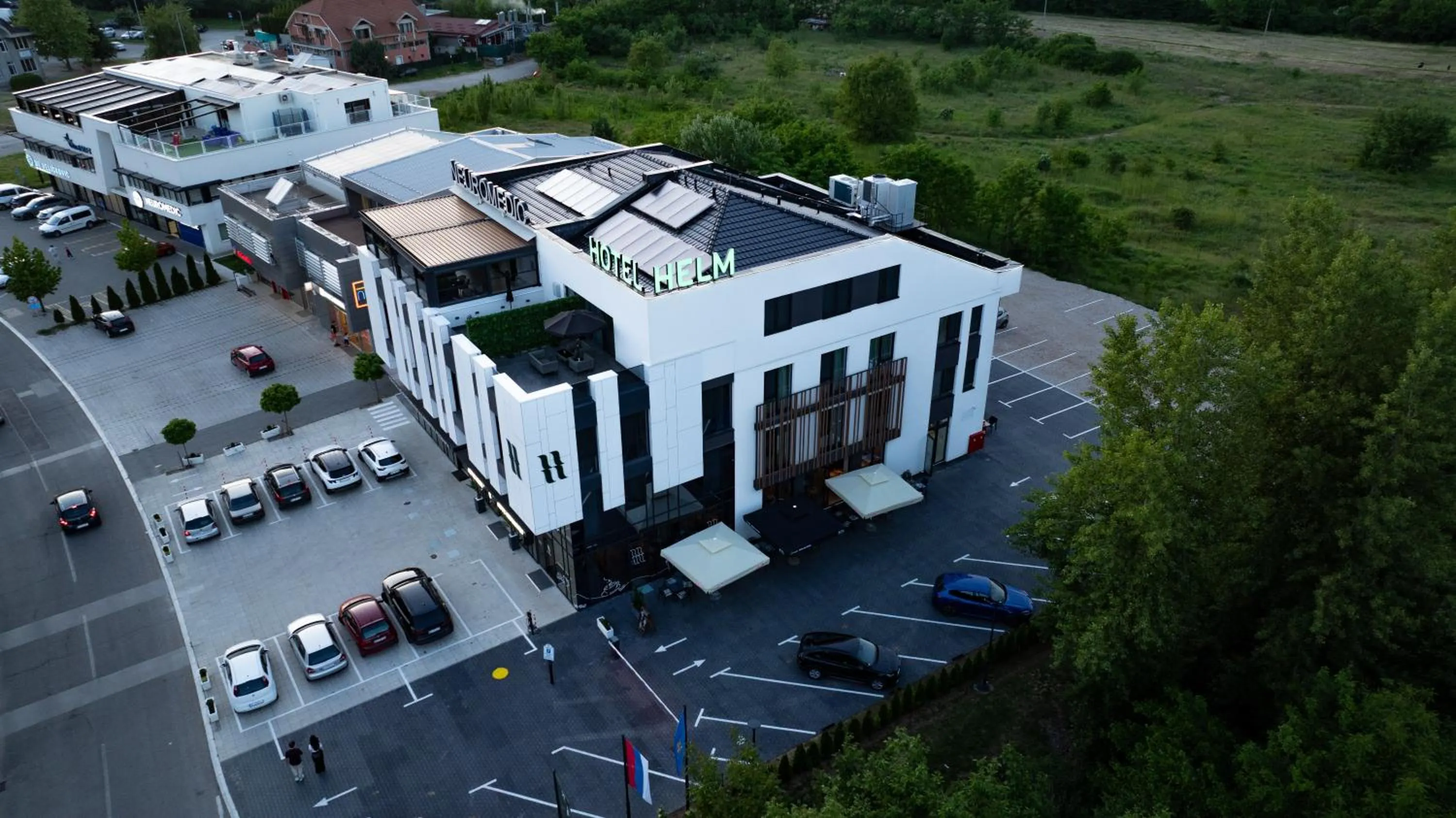 Property building in Hotel Helm