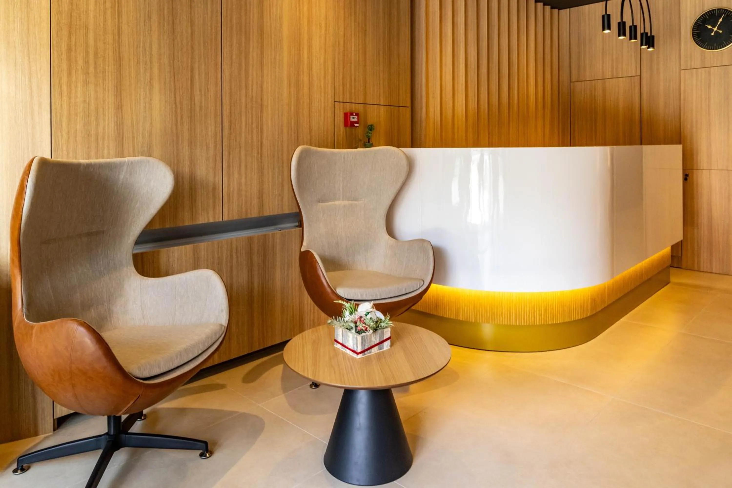 Seating area in Hotel Helm